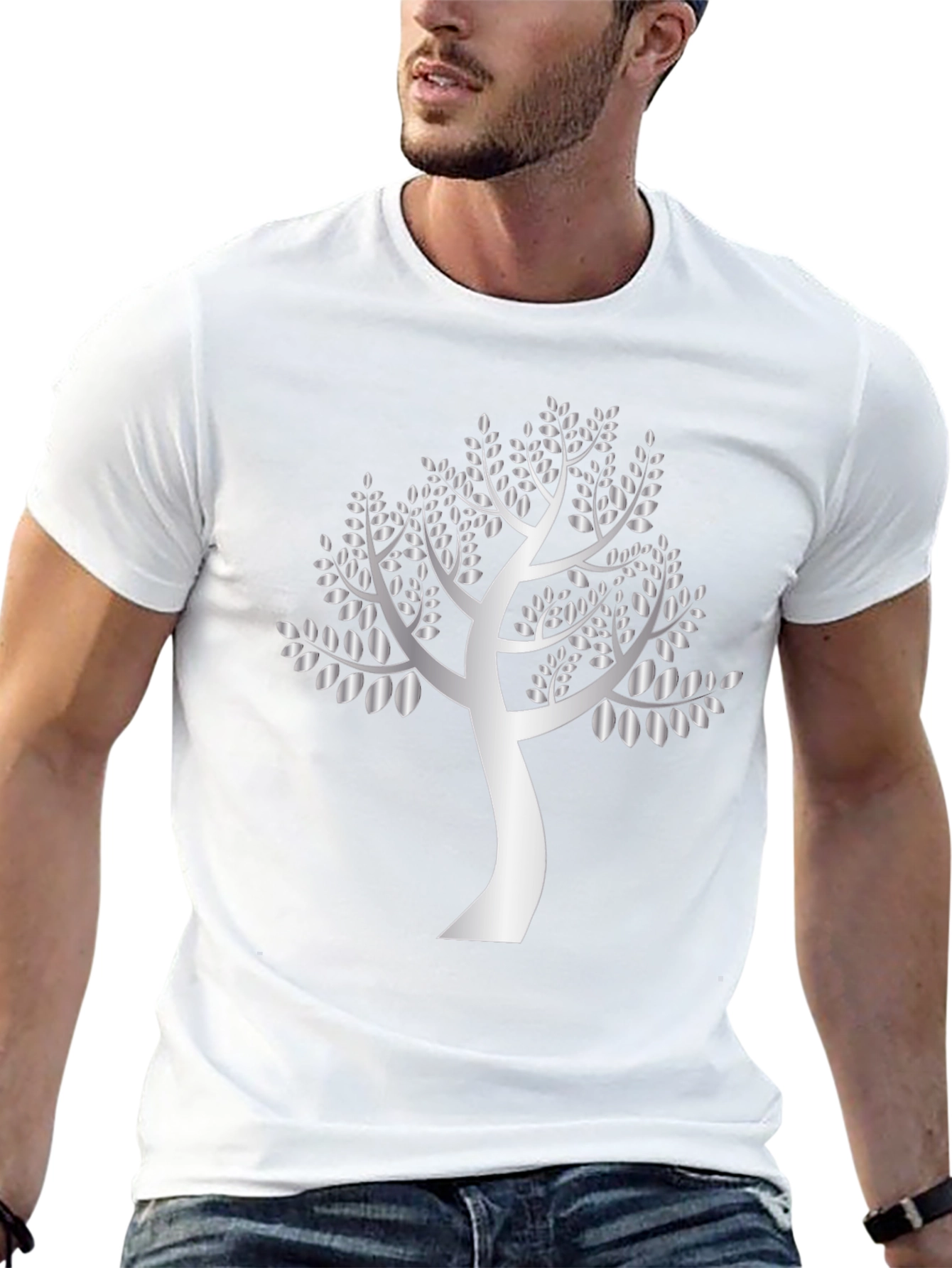 Elegant Tree Graphic T-Shirt