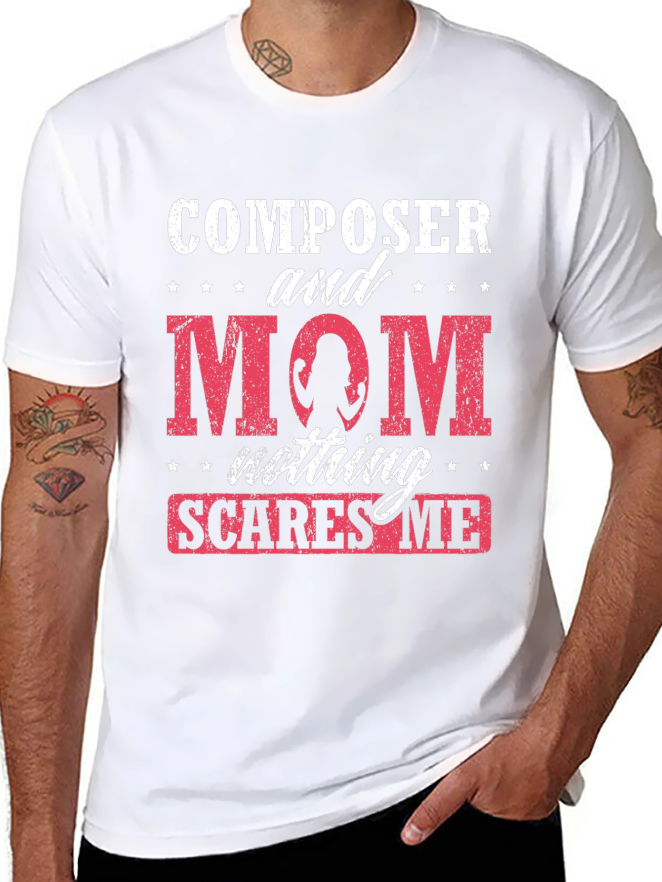 Composer Mom T-Shirt - Nothing Scares Me!