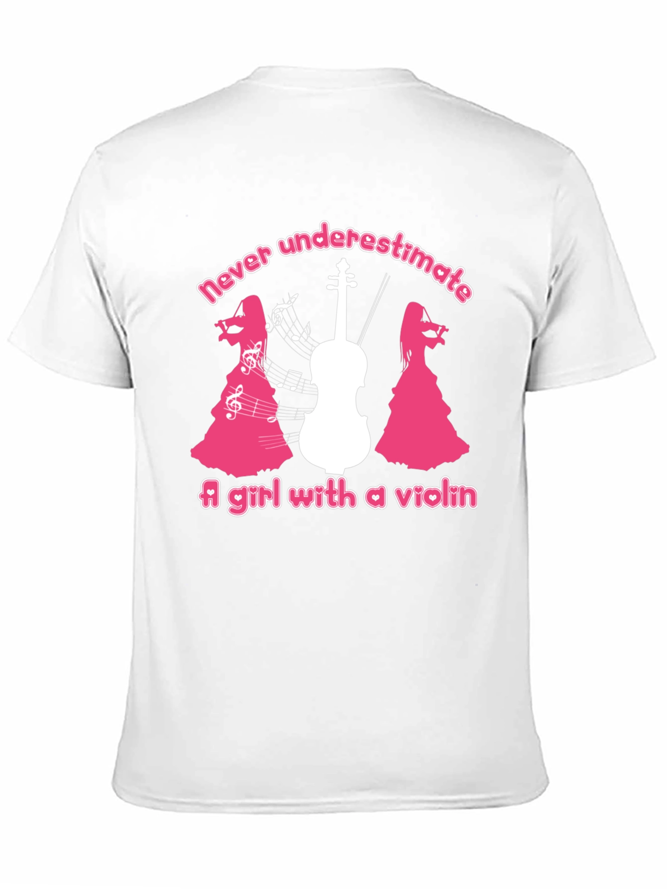 Violin Girl T-Shirt - Never Underestimate