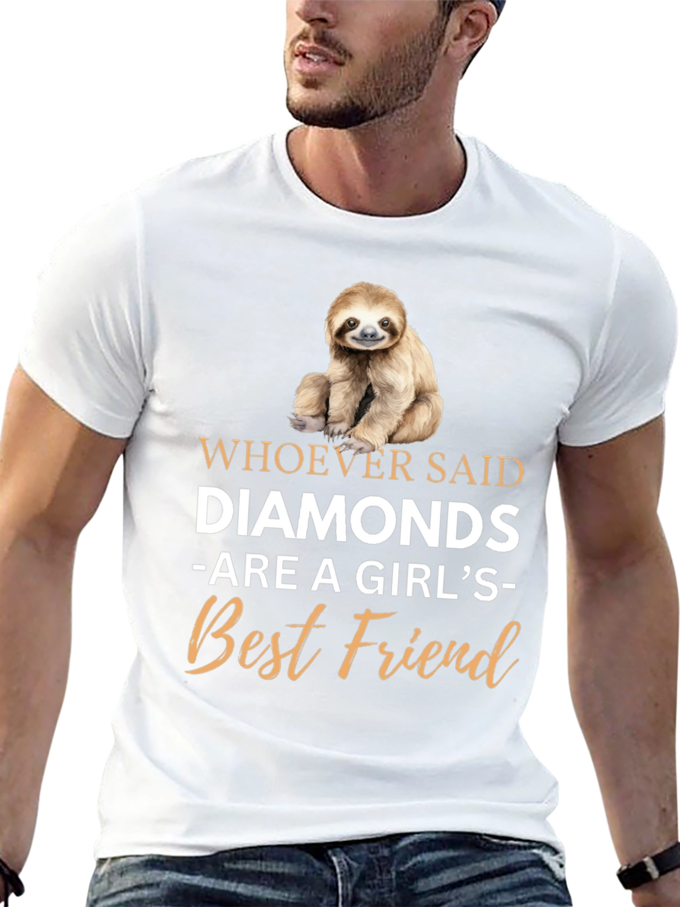Sloth Best Friend Graphic Tee