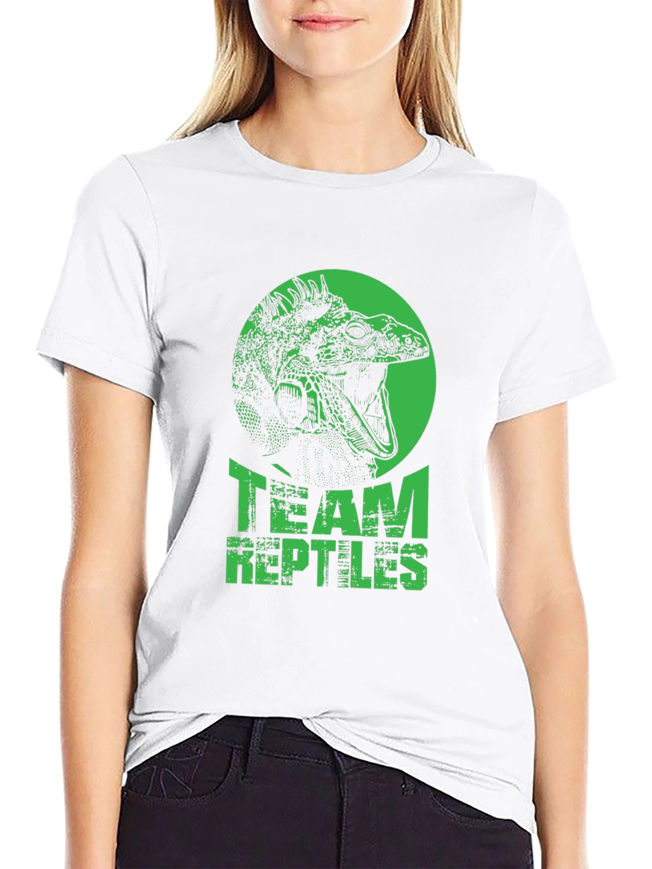 Team Reptiles Graphic T-Shirt - Black Iguana Tee