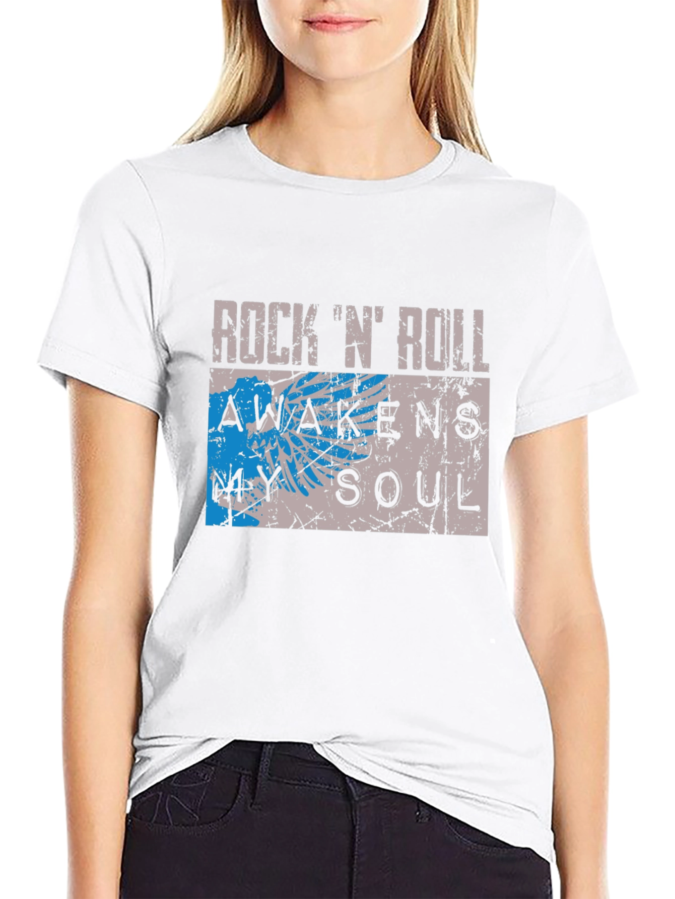 Rock N Roll Awakens Soul Graphic Tee