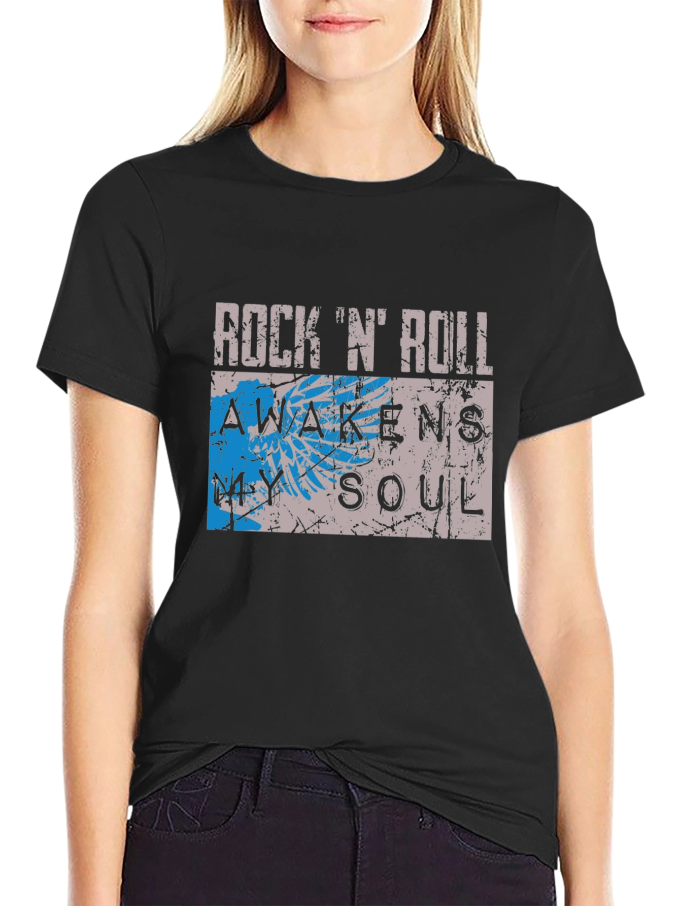Rock N Roll Awakens Soul Graphic Tee