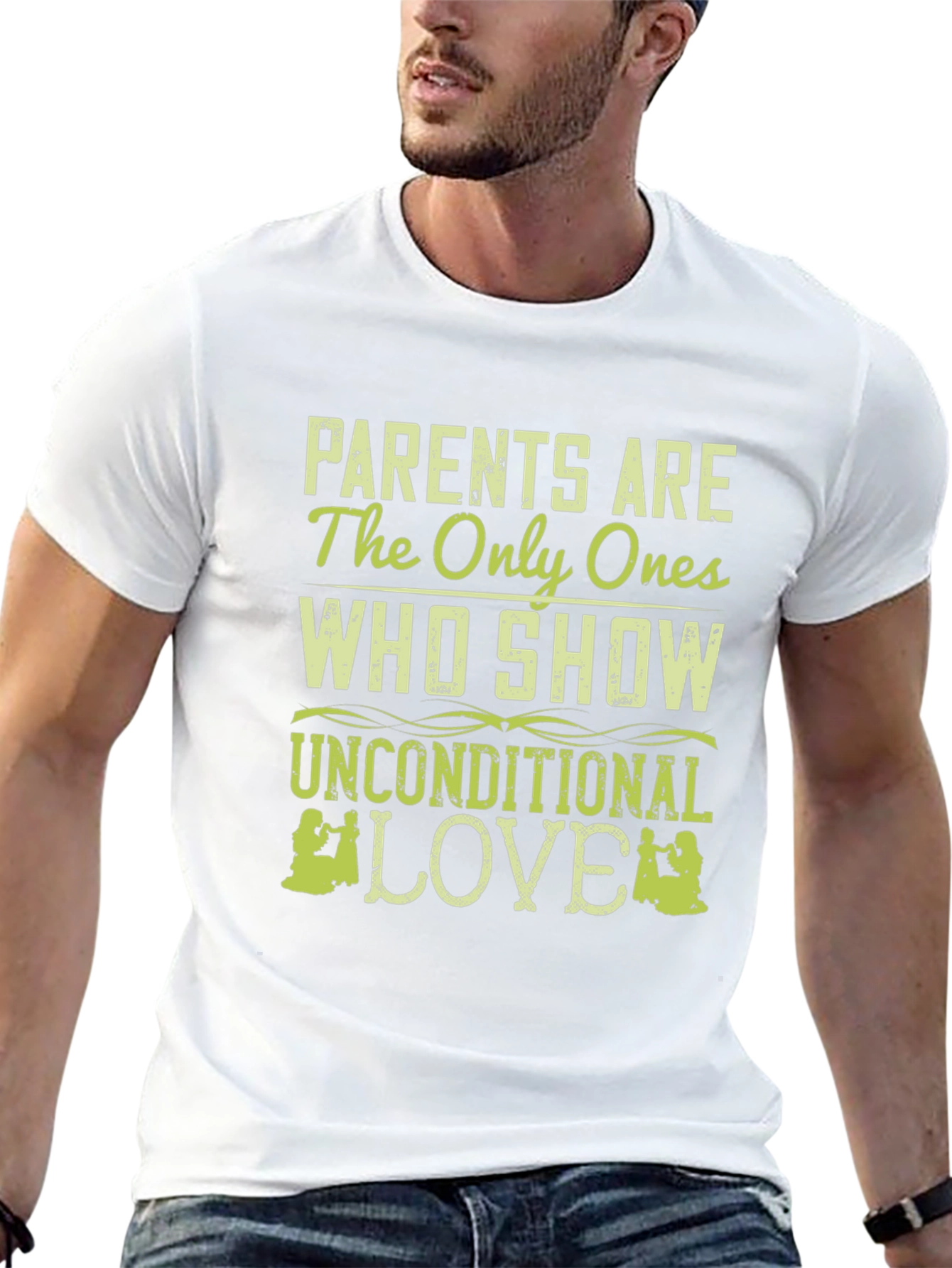 Parents Unconditional Love Black Tee