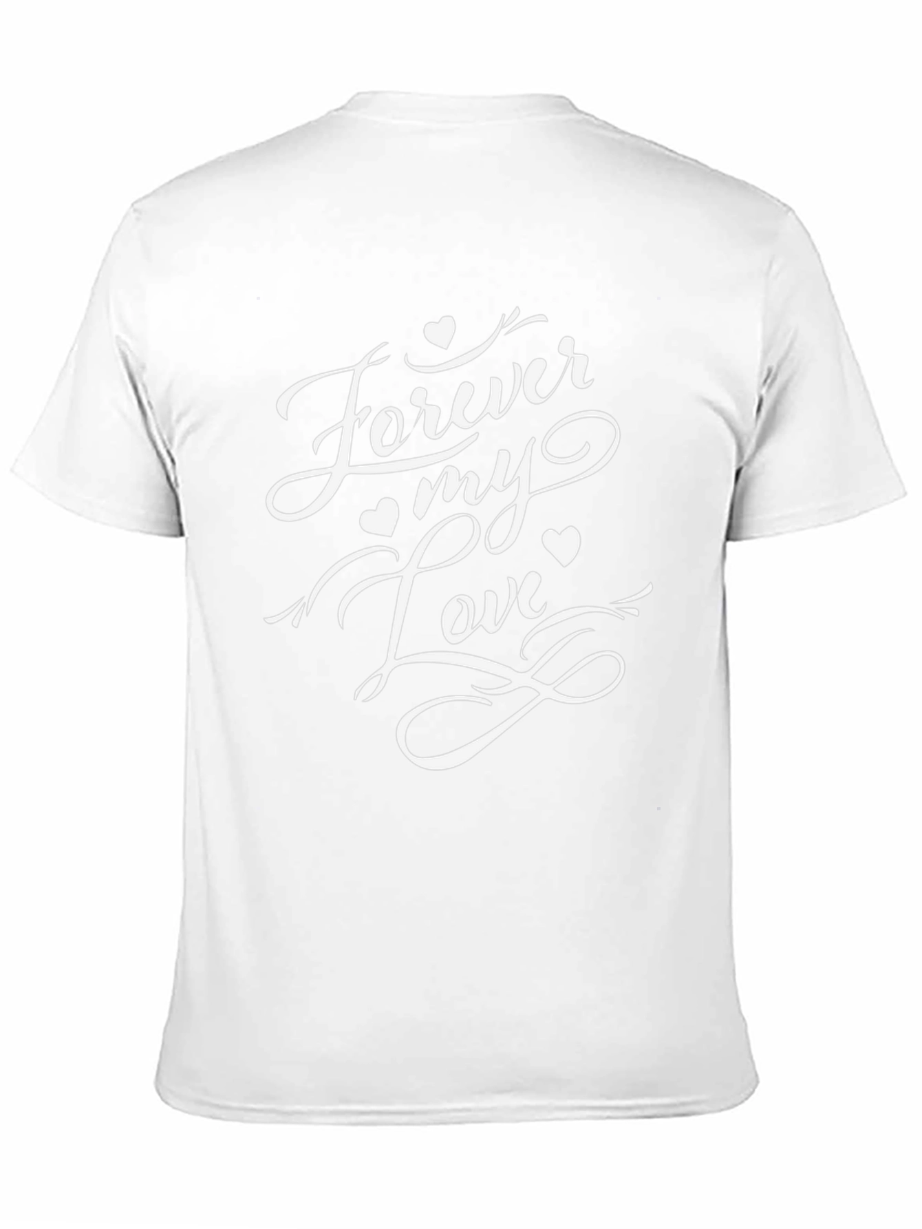 Forever My Love Graphic Tee - Black