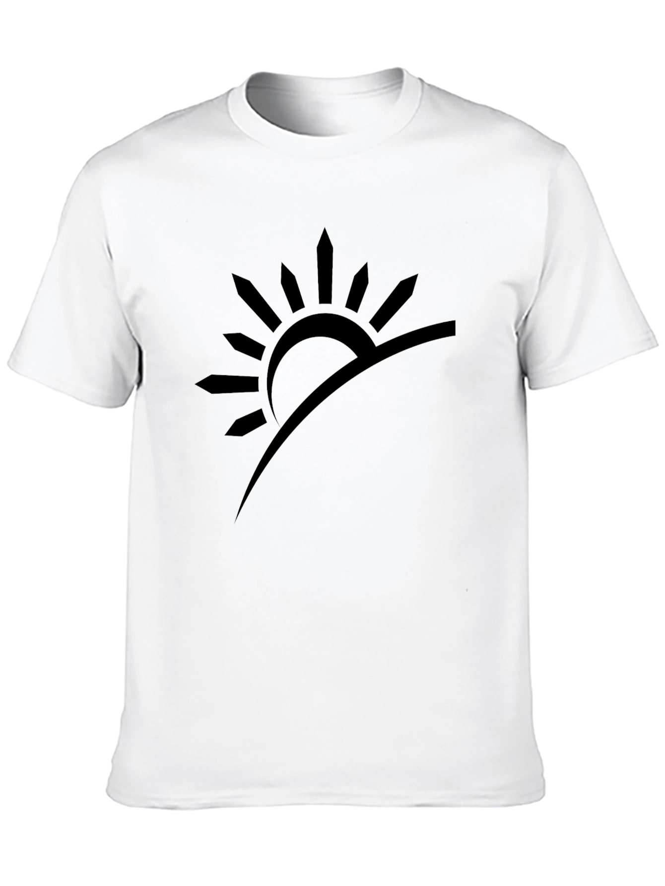 Sunrise Graphic Tee - Modern Minimalist Style