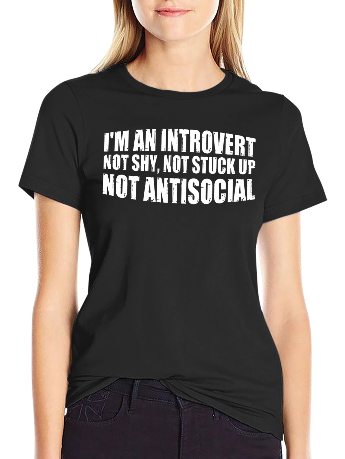 Introvert T-Shirt: Not Shy Stuck Up or Antisocial
