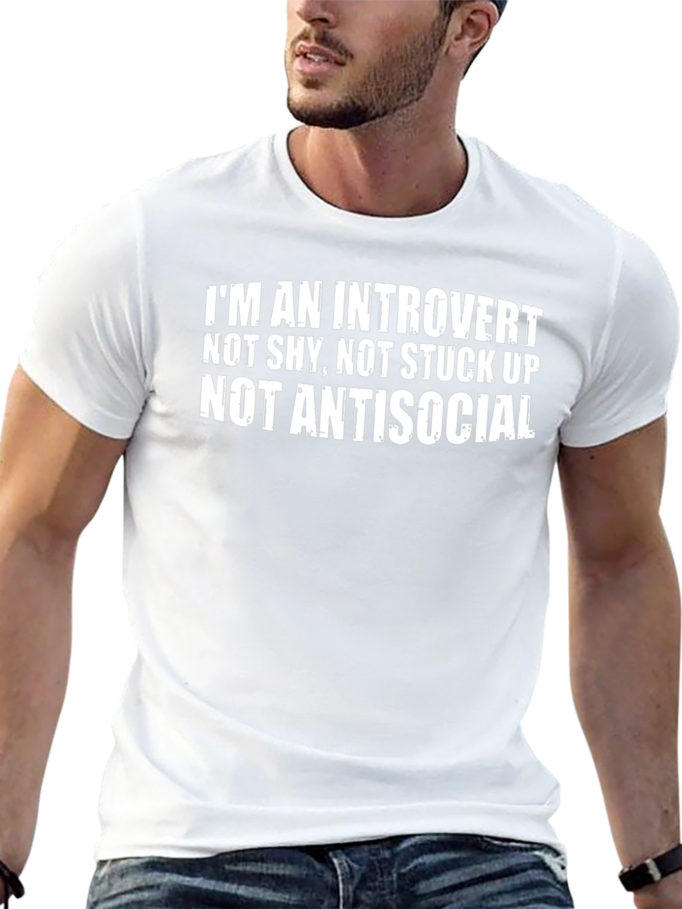 Introvert T-Shirt: Not Shy Stuck Up or Antisocial