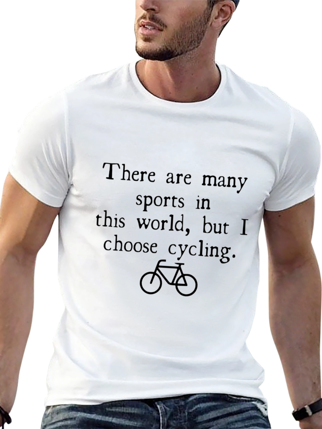 Cycling Choice Graphic Tee - Black