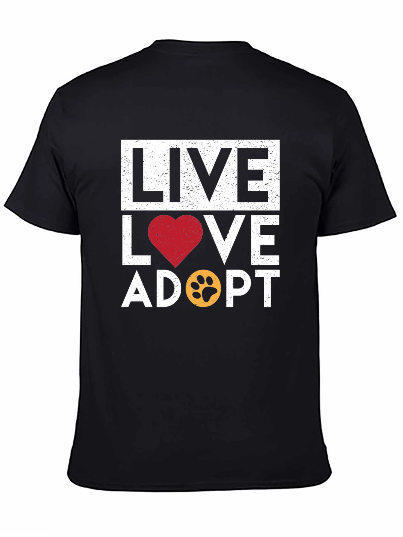 Live Love Adopt Graphic T-Shirt