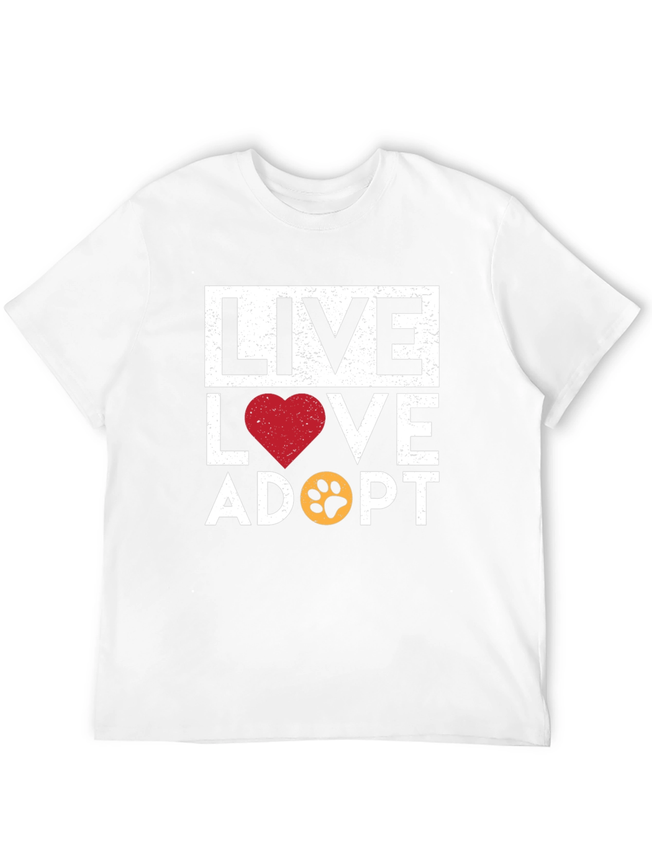 Live Love Adopt Graphic T-Shirt