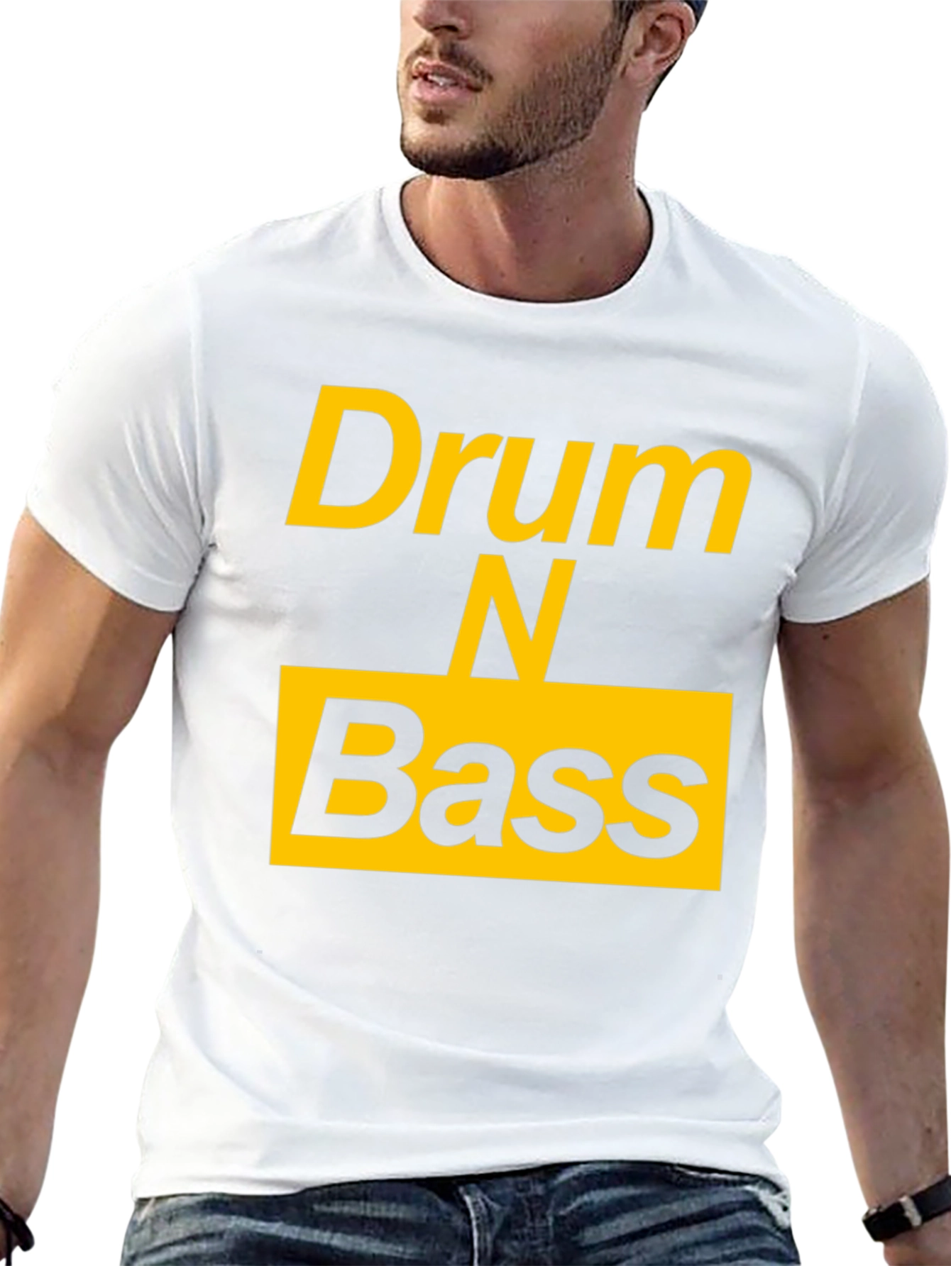 Drum N Bass Graphic Tee - Classic Black