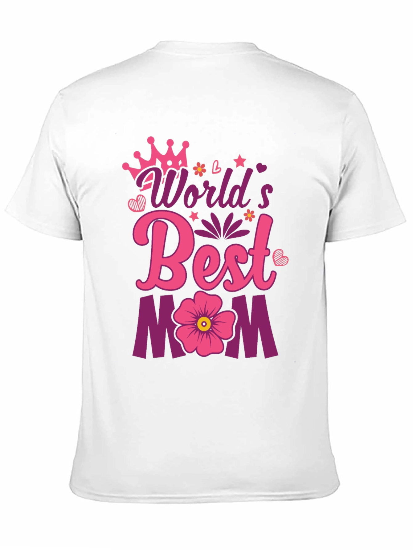 Worlds Best Mom T-Shirt: Cute Mothers Day Gift