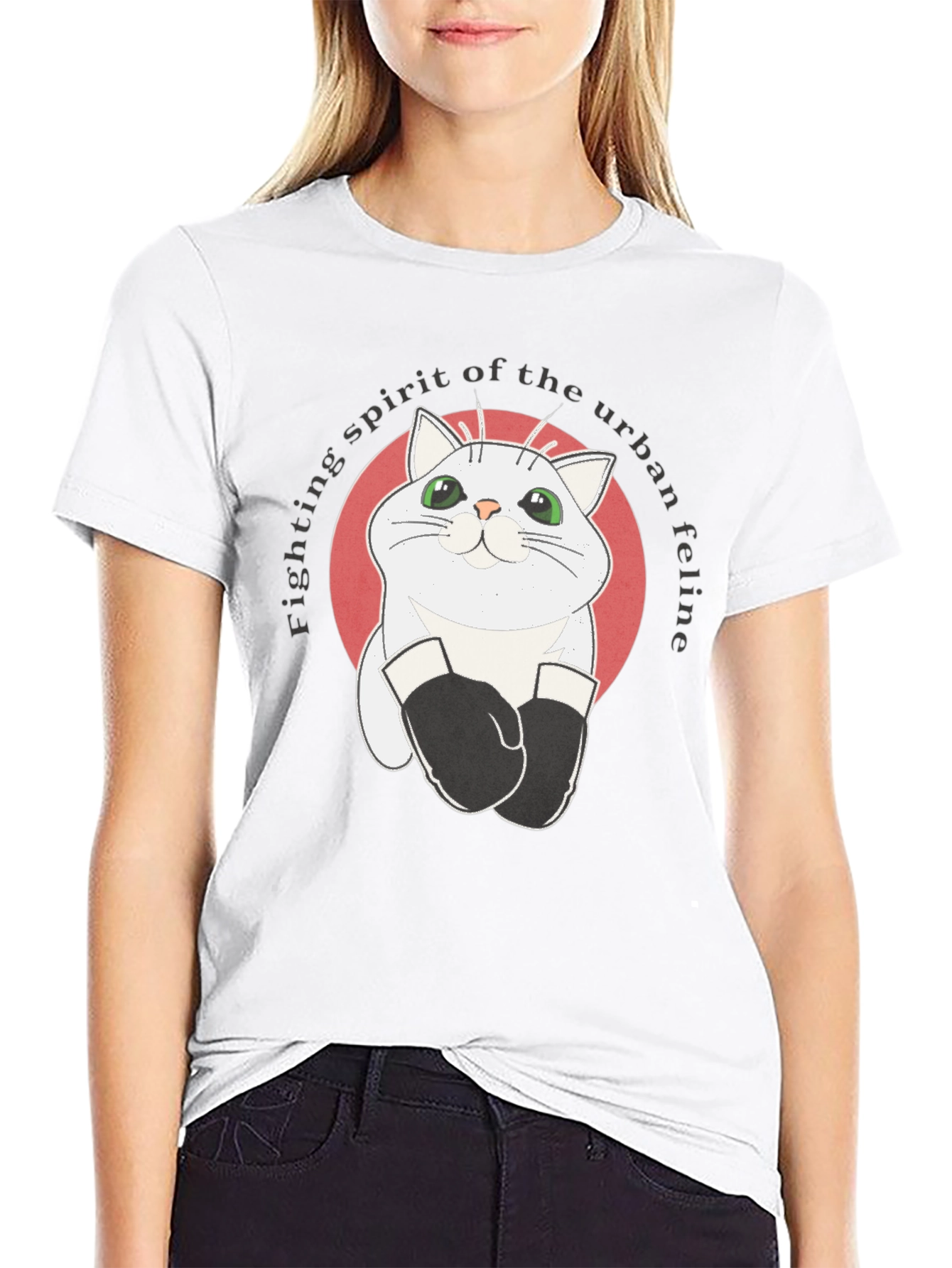 Urban Feline Boxer T-Shirt