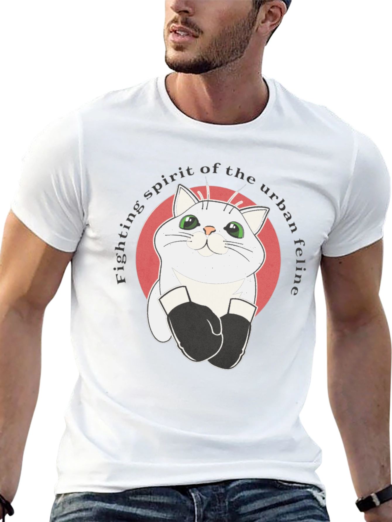 Urban Feline Boxer T-Shirt