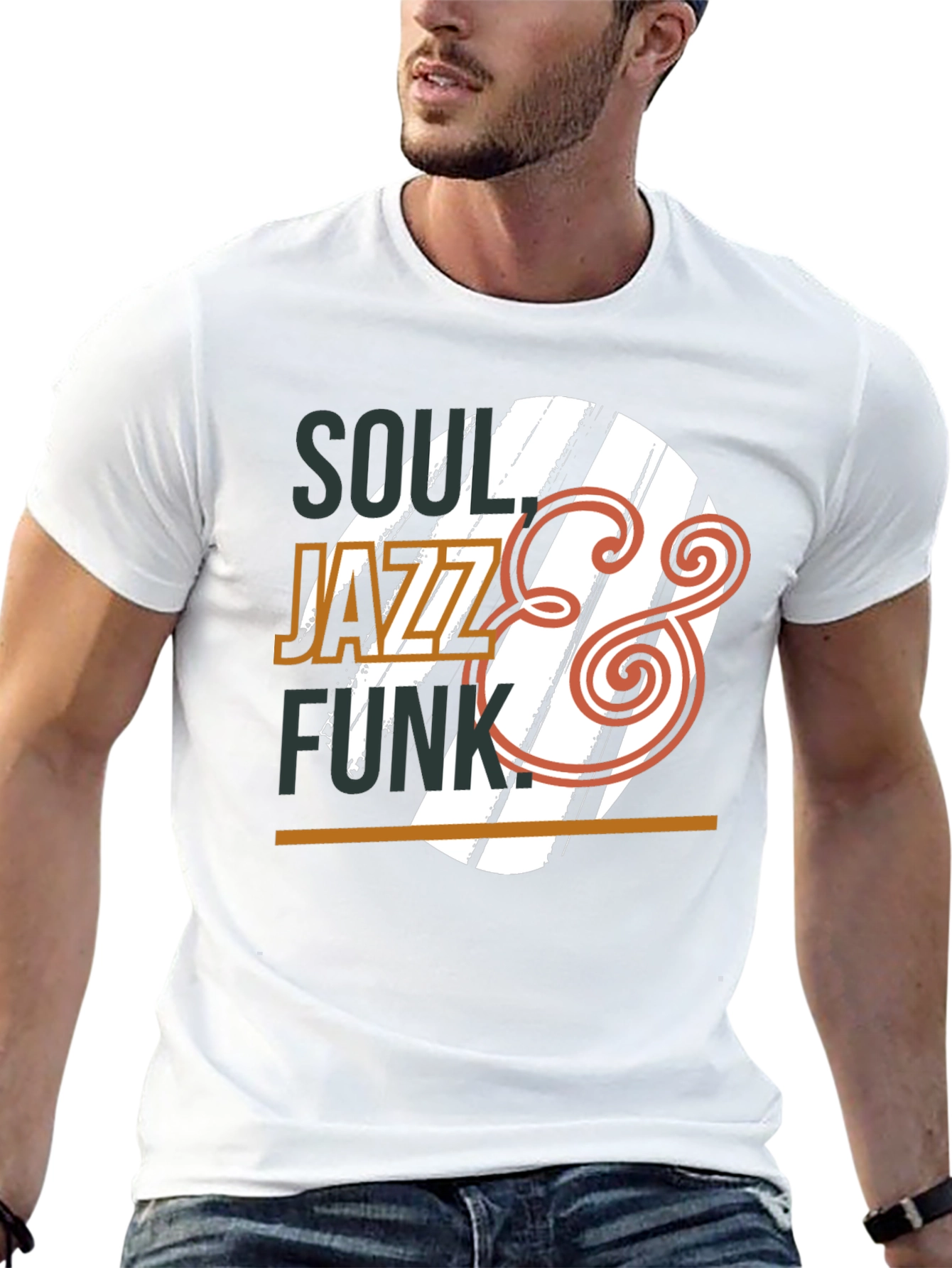 Soul Jazz Funk Graphic T-Shirt | Trendy Music Tee