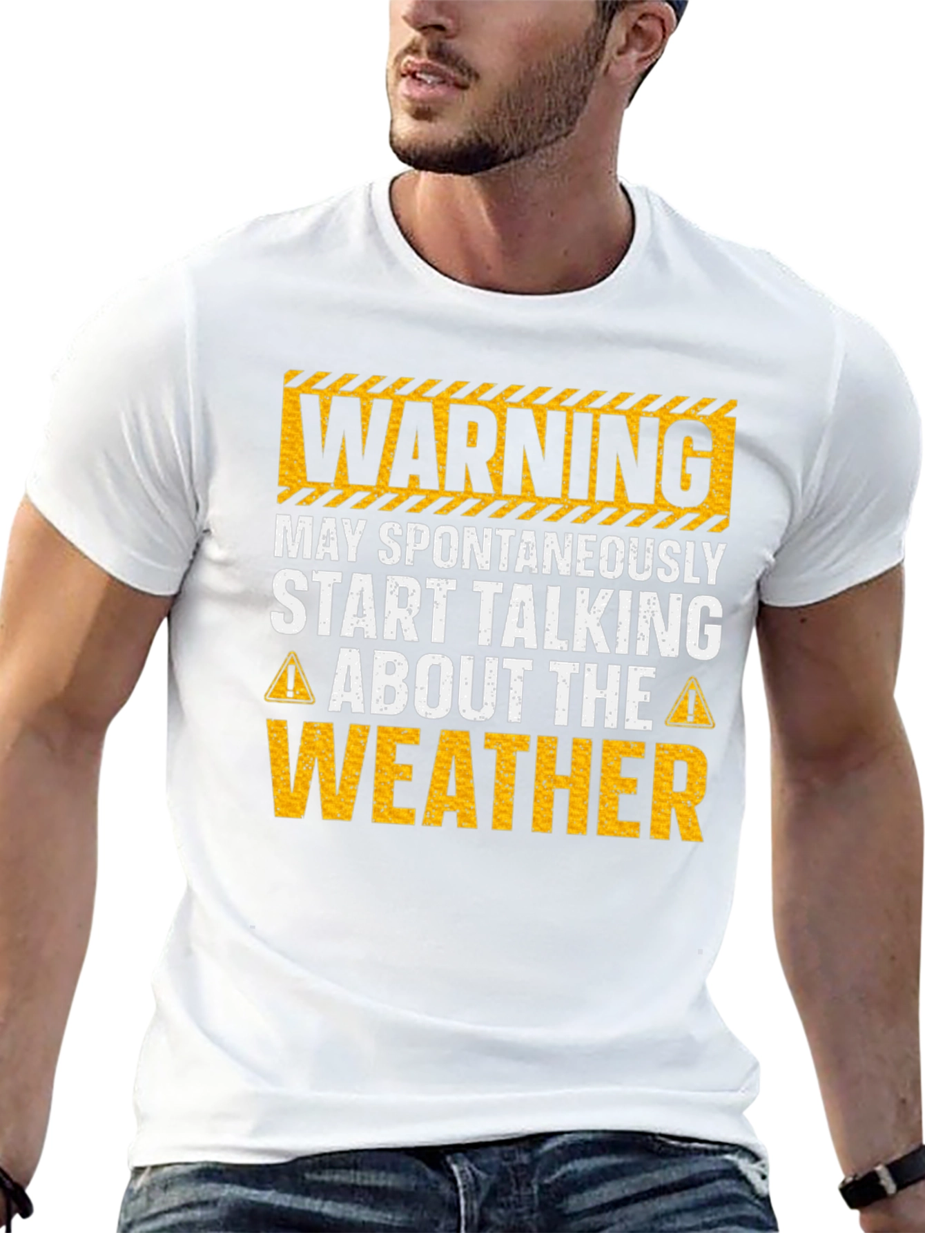 Warning May Spontaneously Talk About Weather T-Shirt