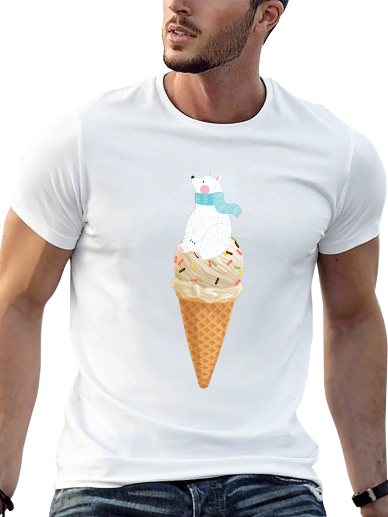 Polar Bear Ice Cream T-Shirt