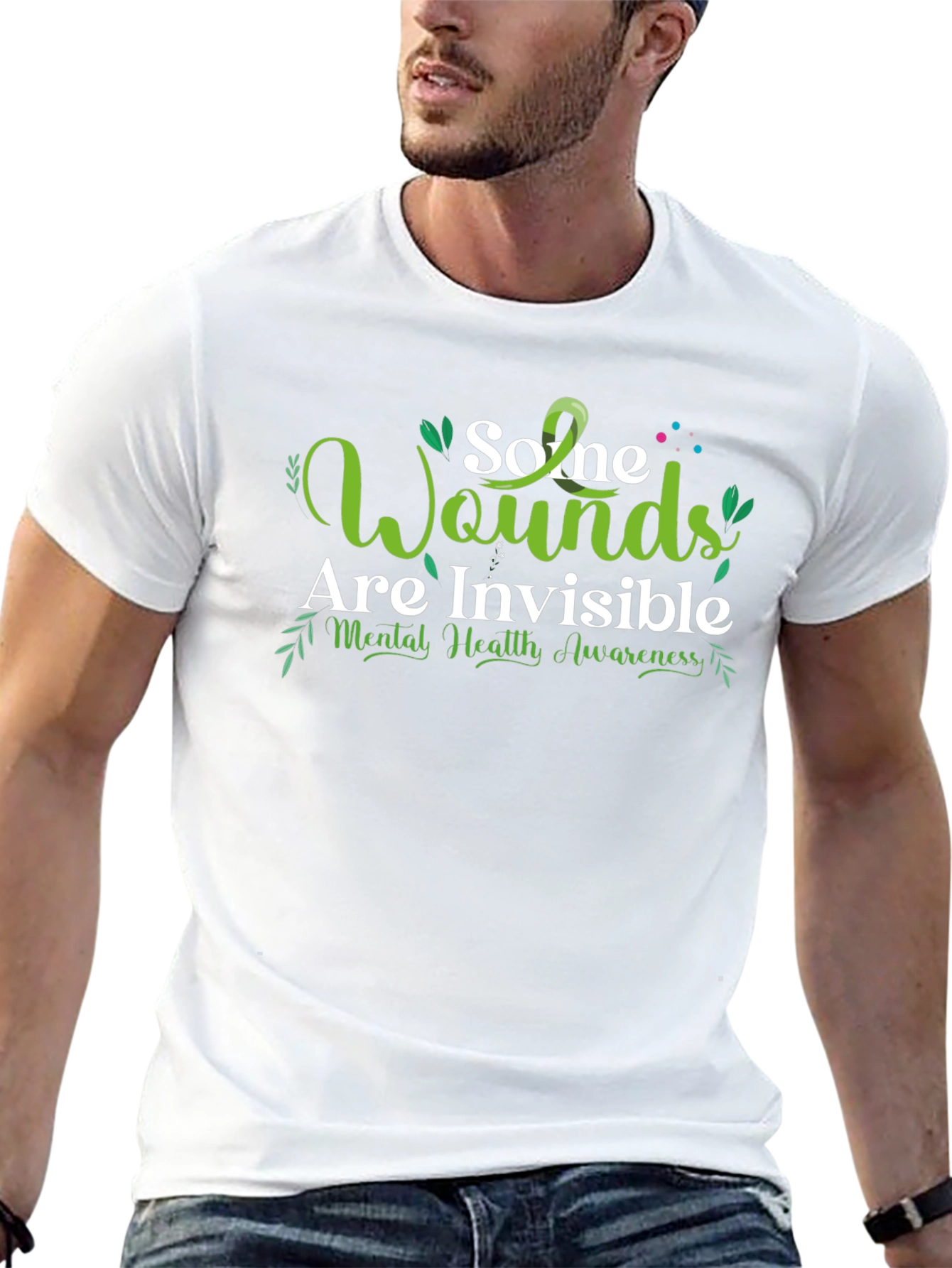 Mental Health Awareness T-Shirt - Invisible Wounds