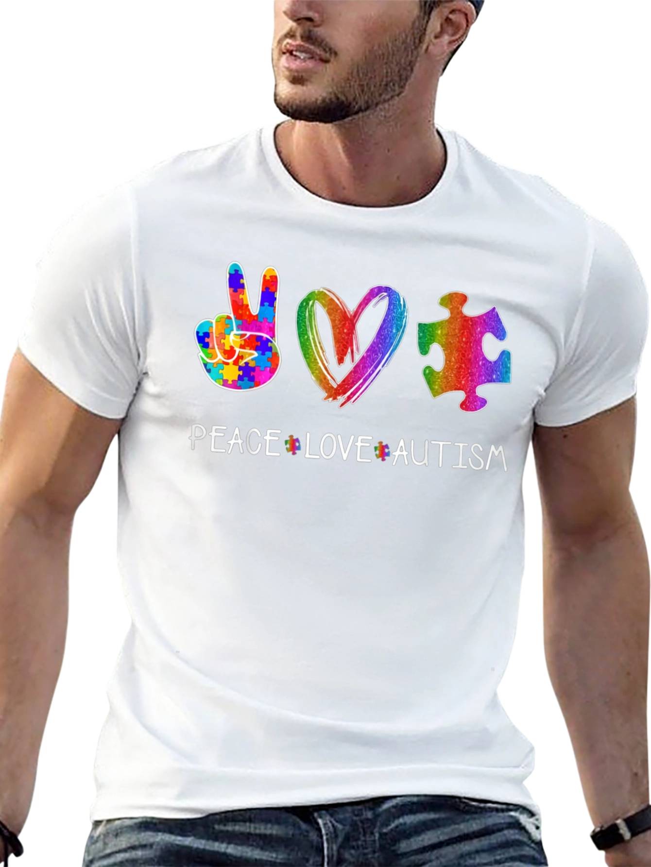 Peace Love Autism T-Shirt