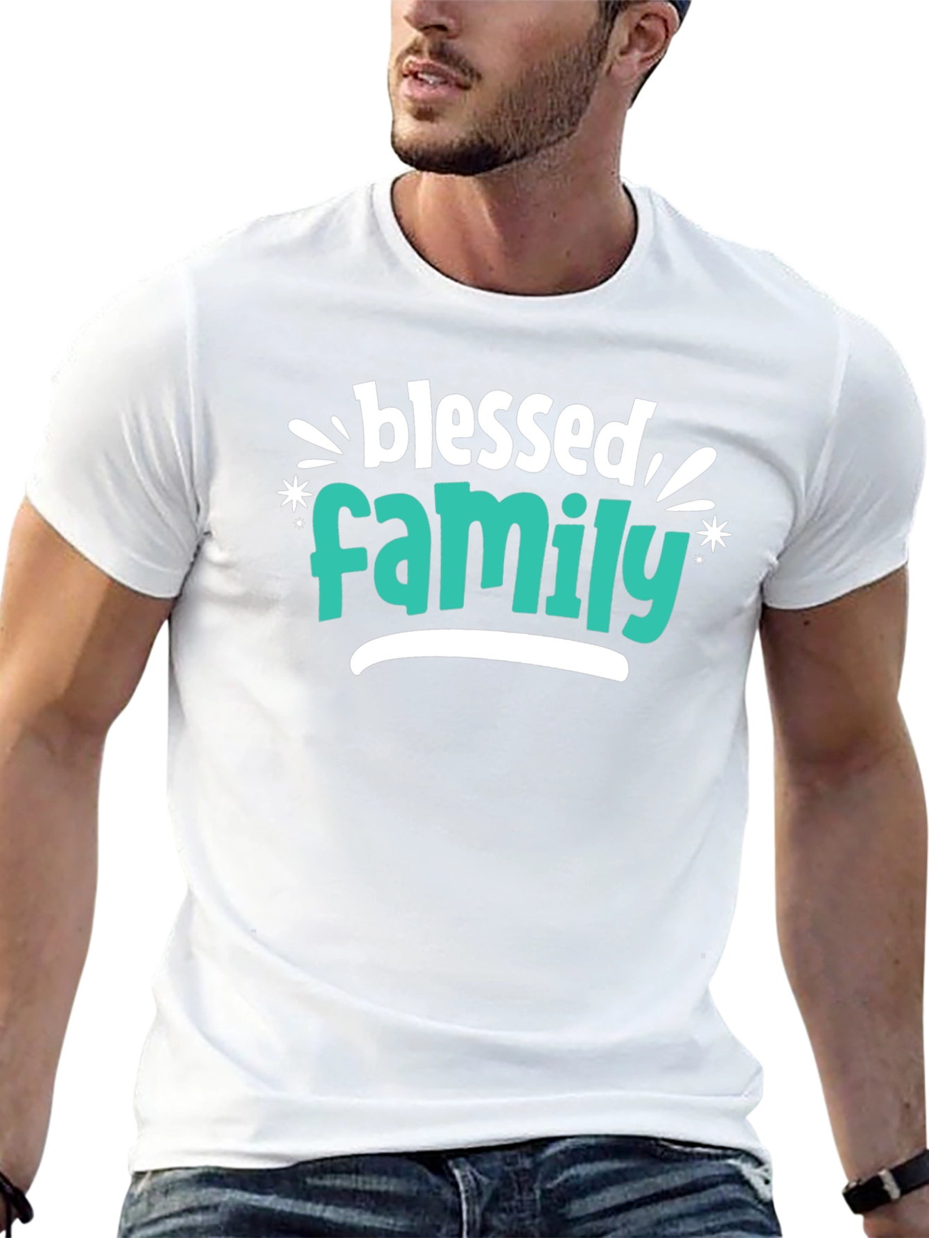 Blessed Family Graphic T-Shirt