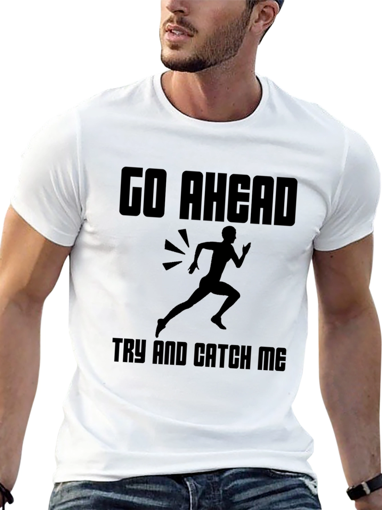 Go Ahead Try and Catch Me Graphic Tee