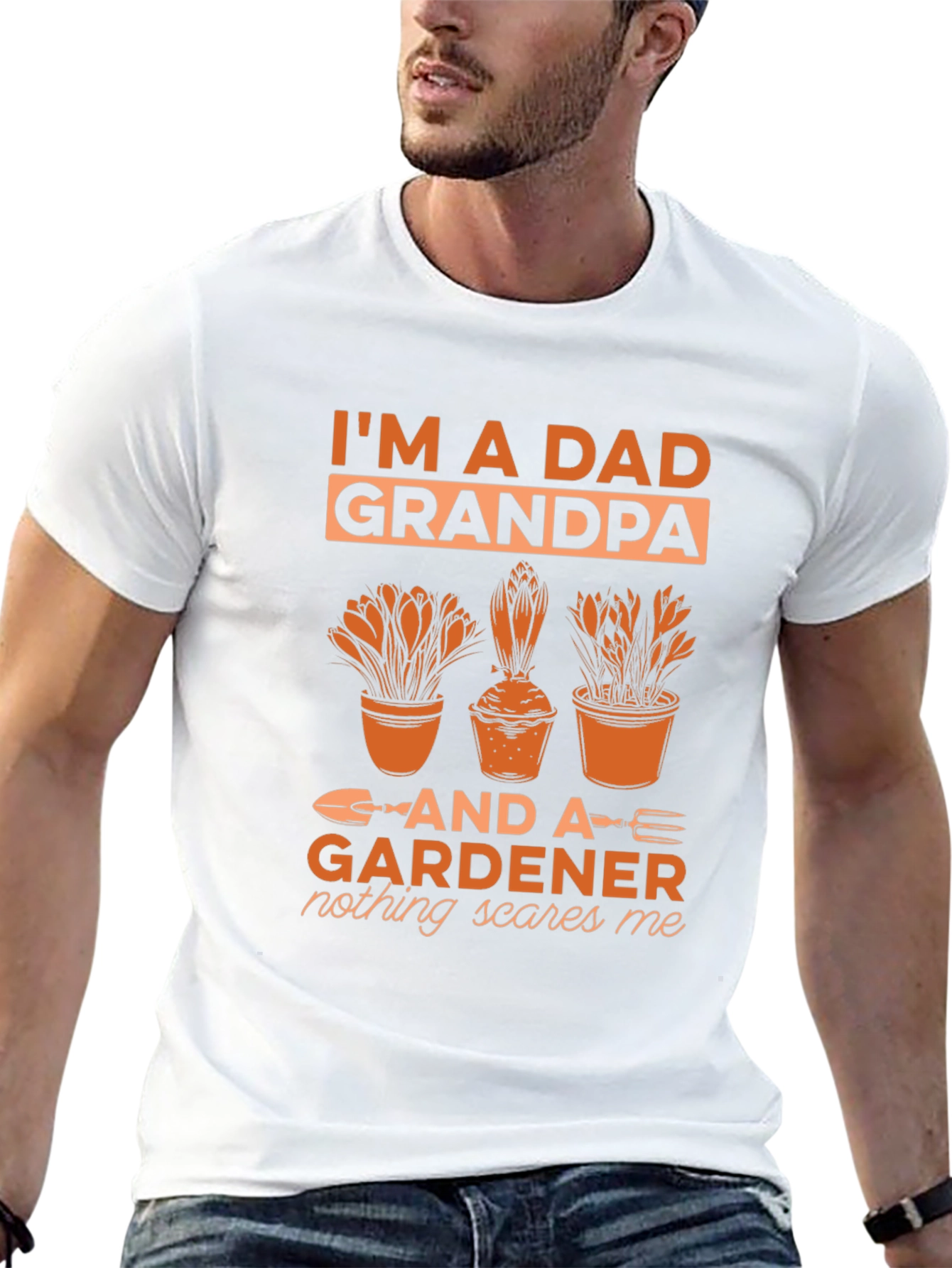 Dad Grandpa Gardener Graphic Tee