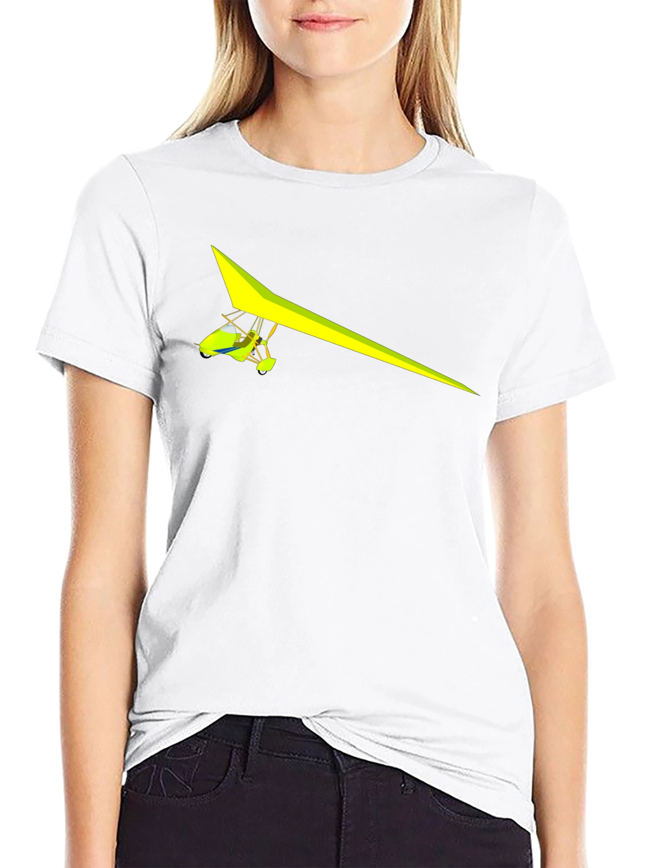 Hang Glider Graphic Tee - Sky High Style!
