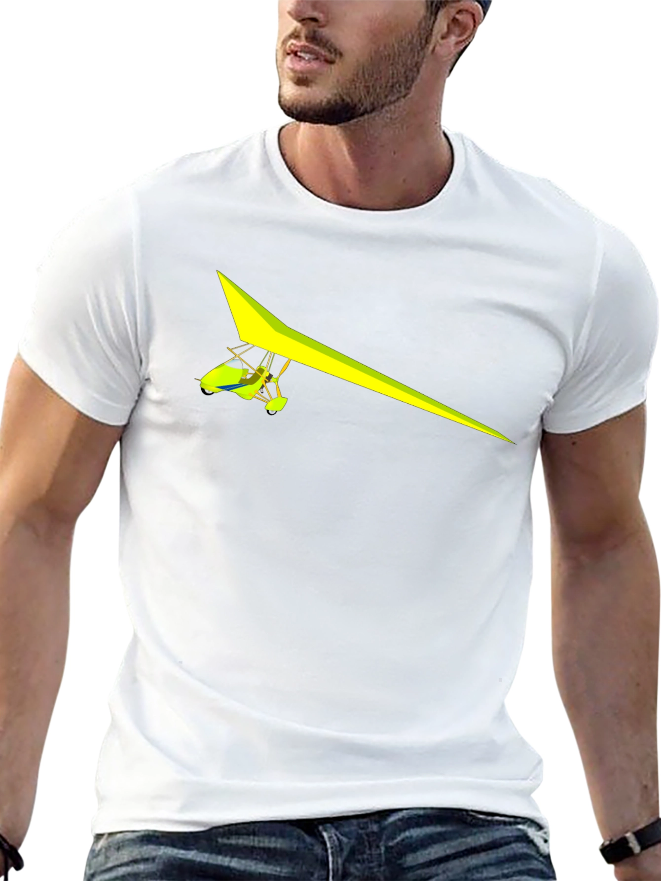 Hang Glider Graphic Tee - Sky High Style!