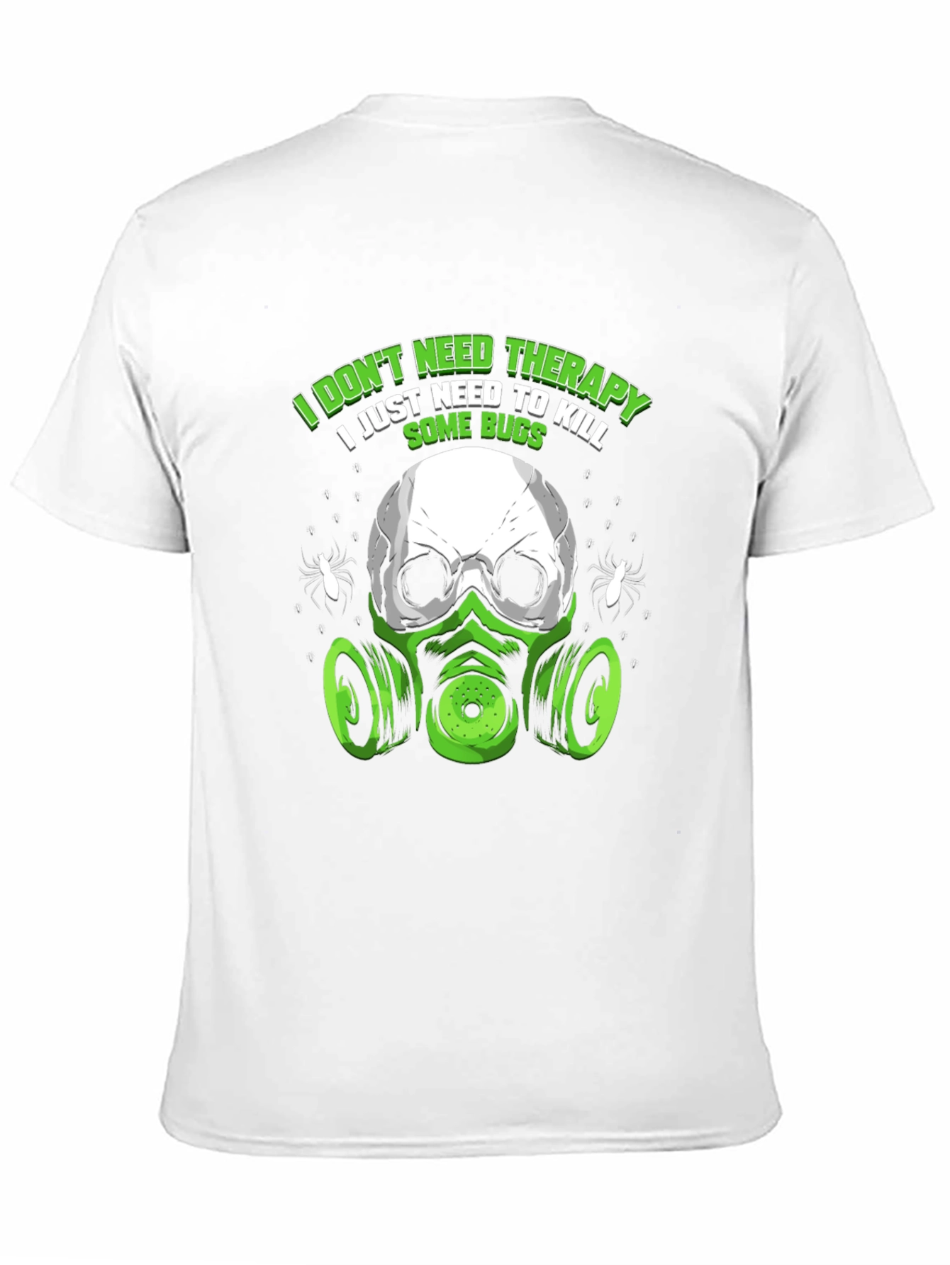 Bug Killer Skull T-Shirt - Funny Pest Control Tee