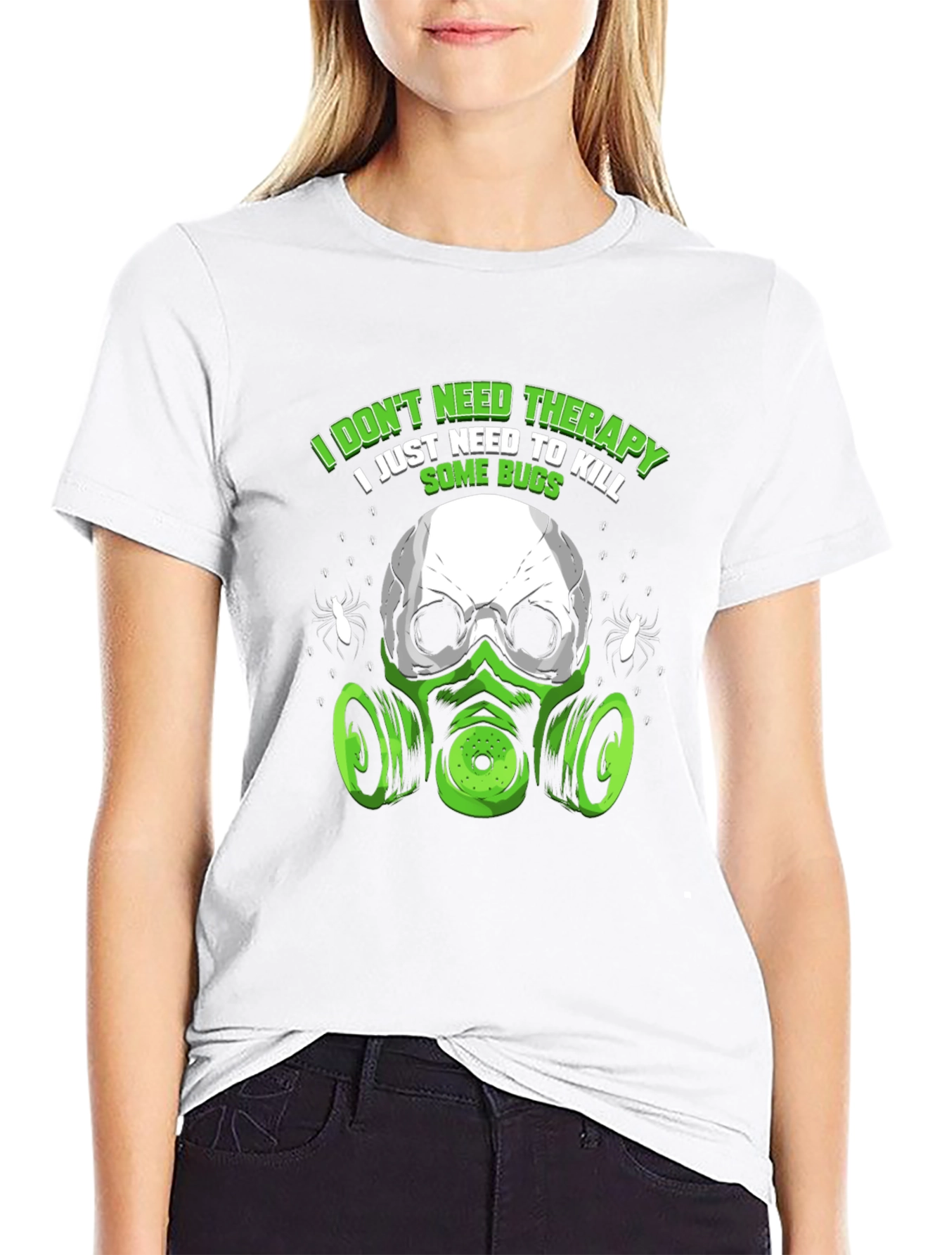 Bug Killer Skull T-Shirt - Funny Pest Control Tee