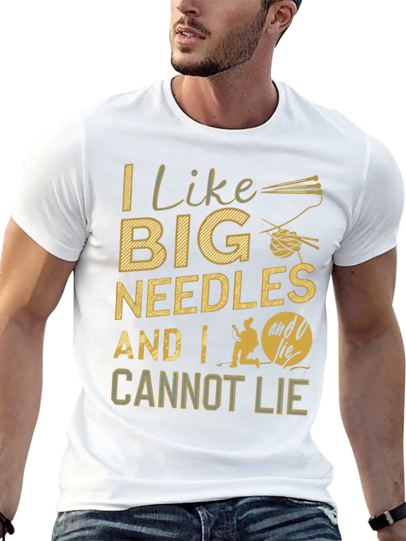 I Like Big Needles Funny T-Shirt