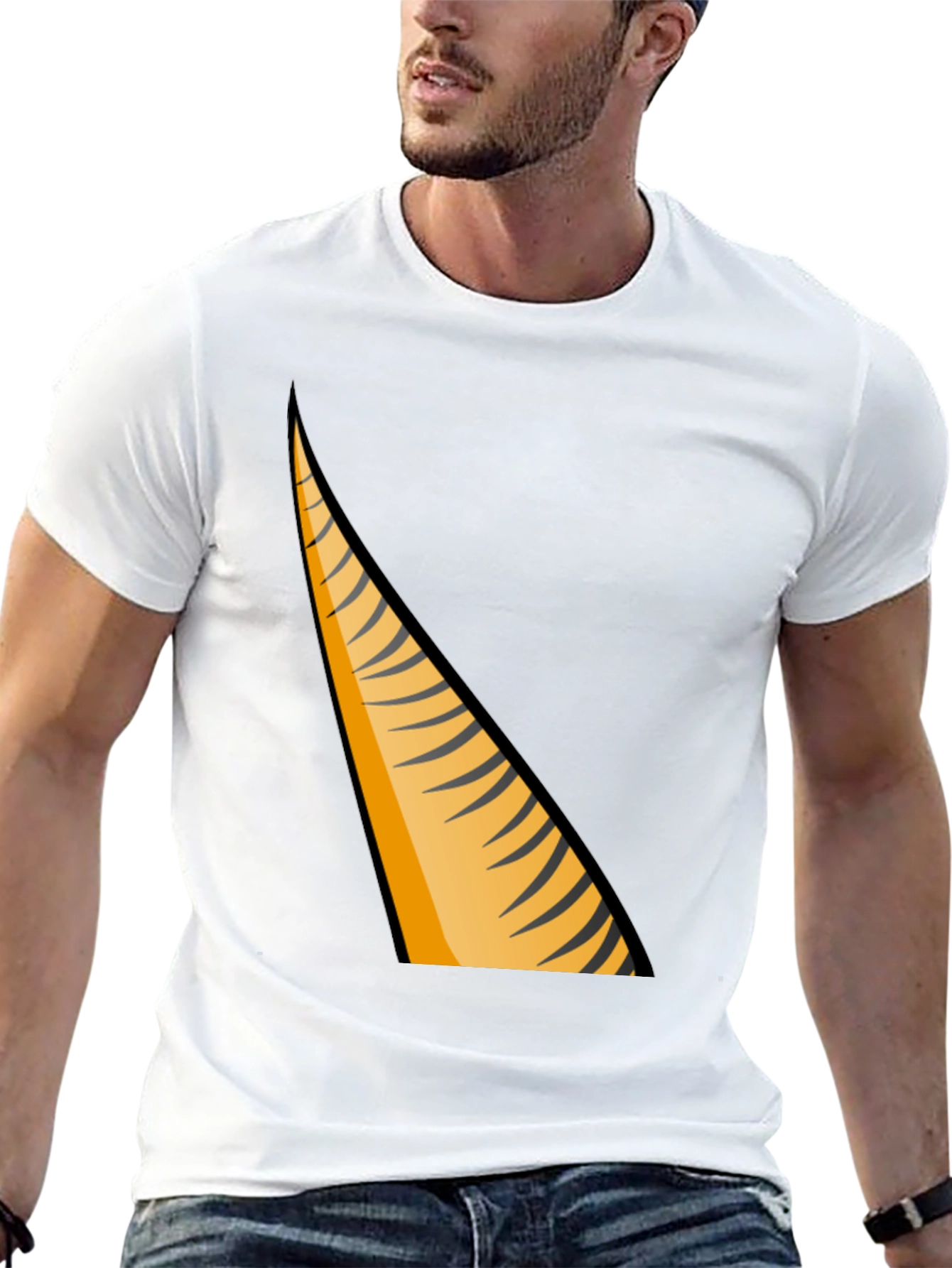 Tiger Stripe Graphic T-Shirt - Mens Fashion Tee