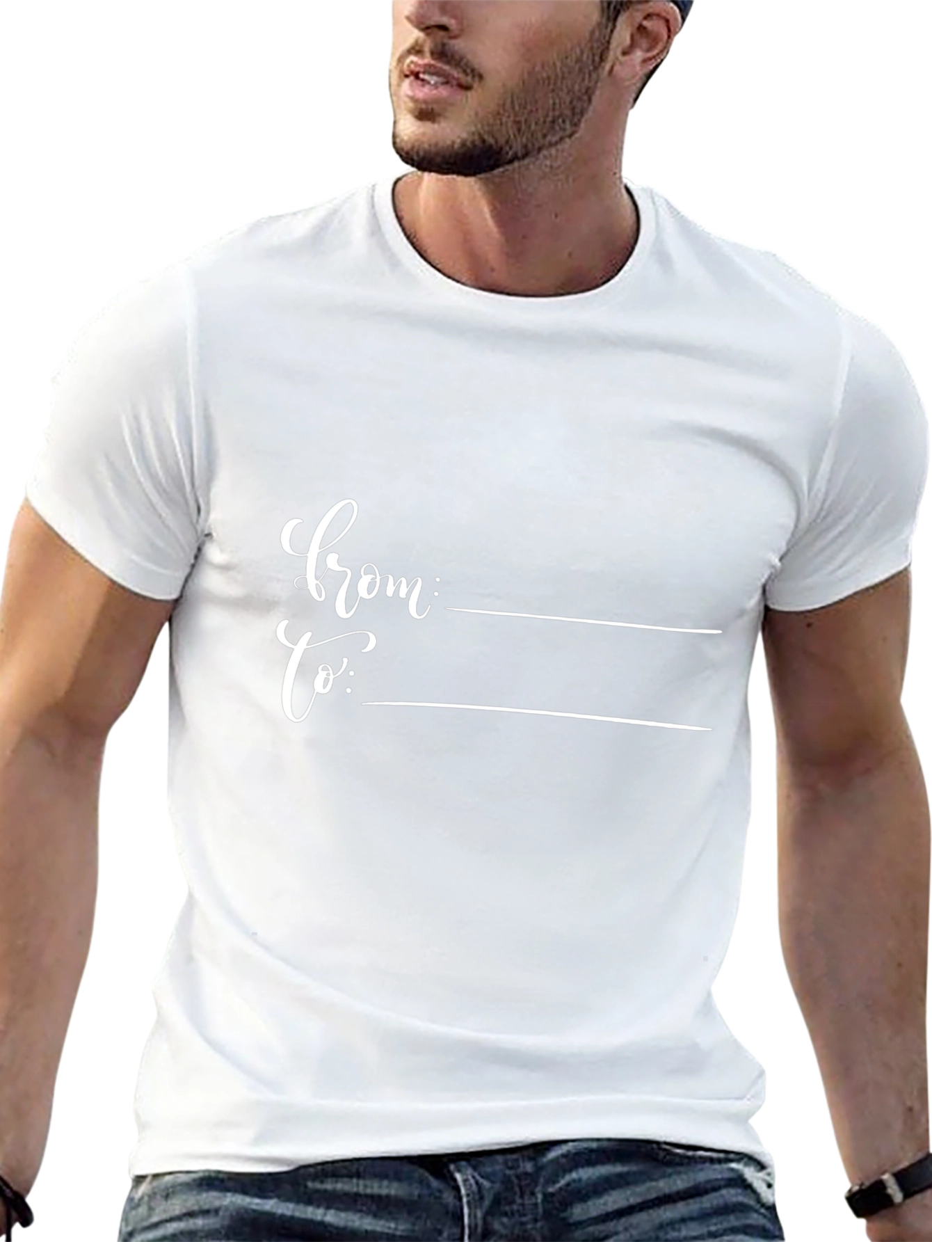Customizable Gift T-Shirt: From To