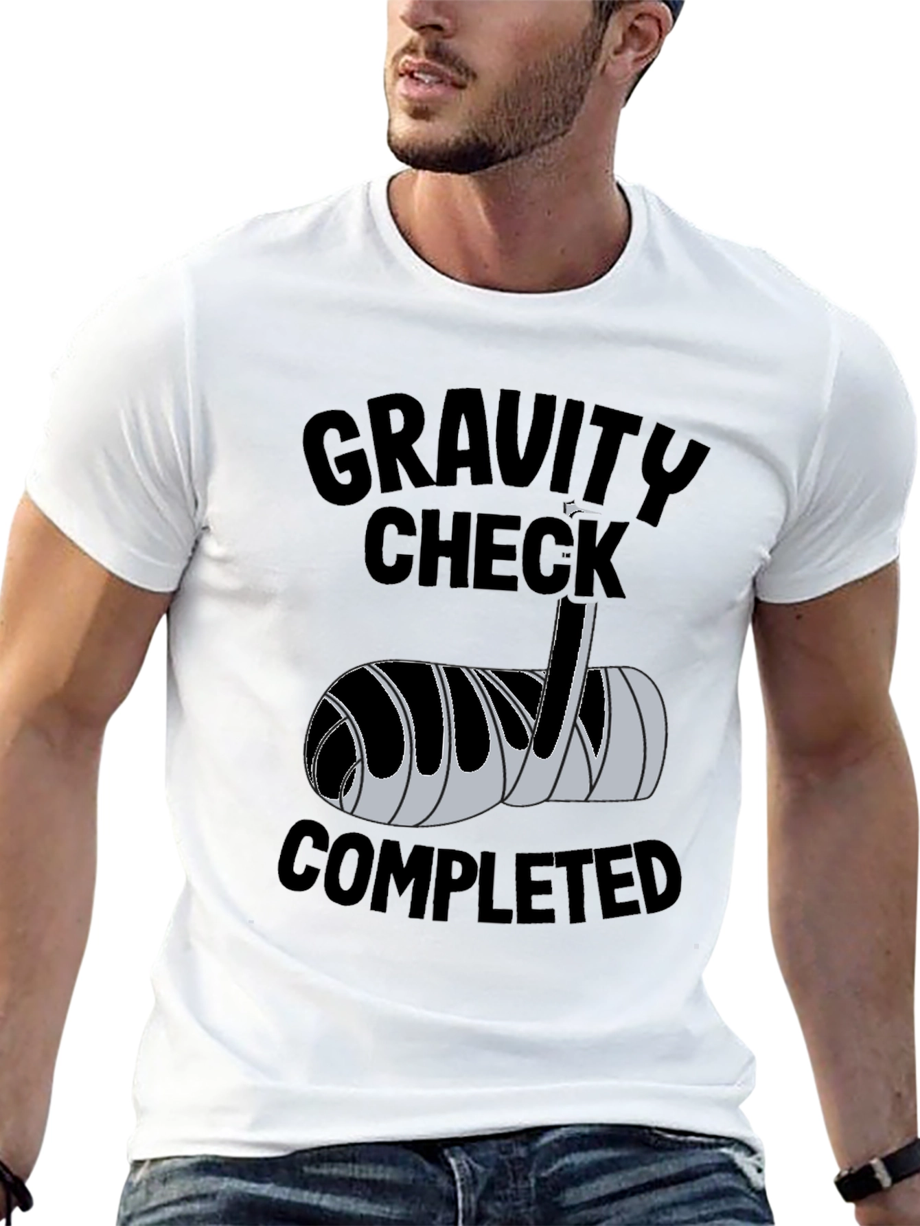 Gravity Check Completed T-Shirt