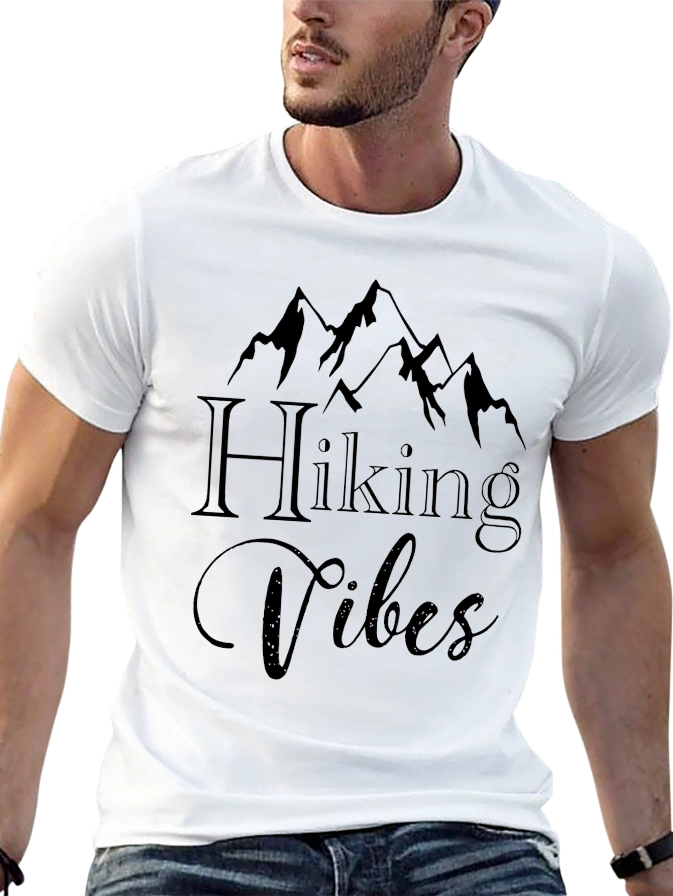 Hiking Vibes Graphic Tee - Adventure Ready!