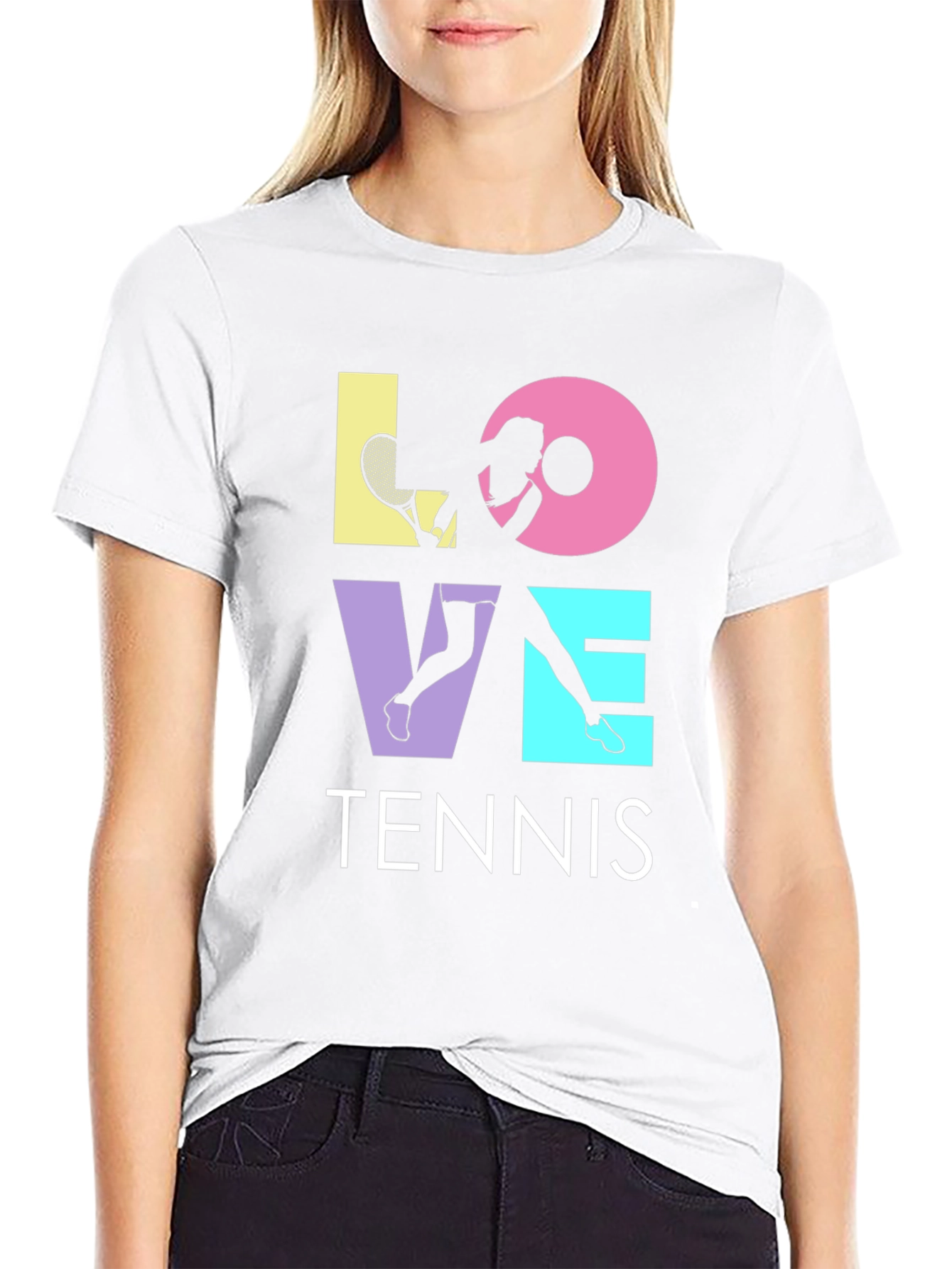 Love Tennis Graphic T-Shirt - Stylish & Comfortable