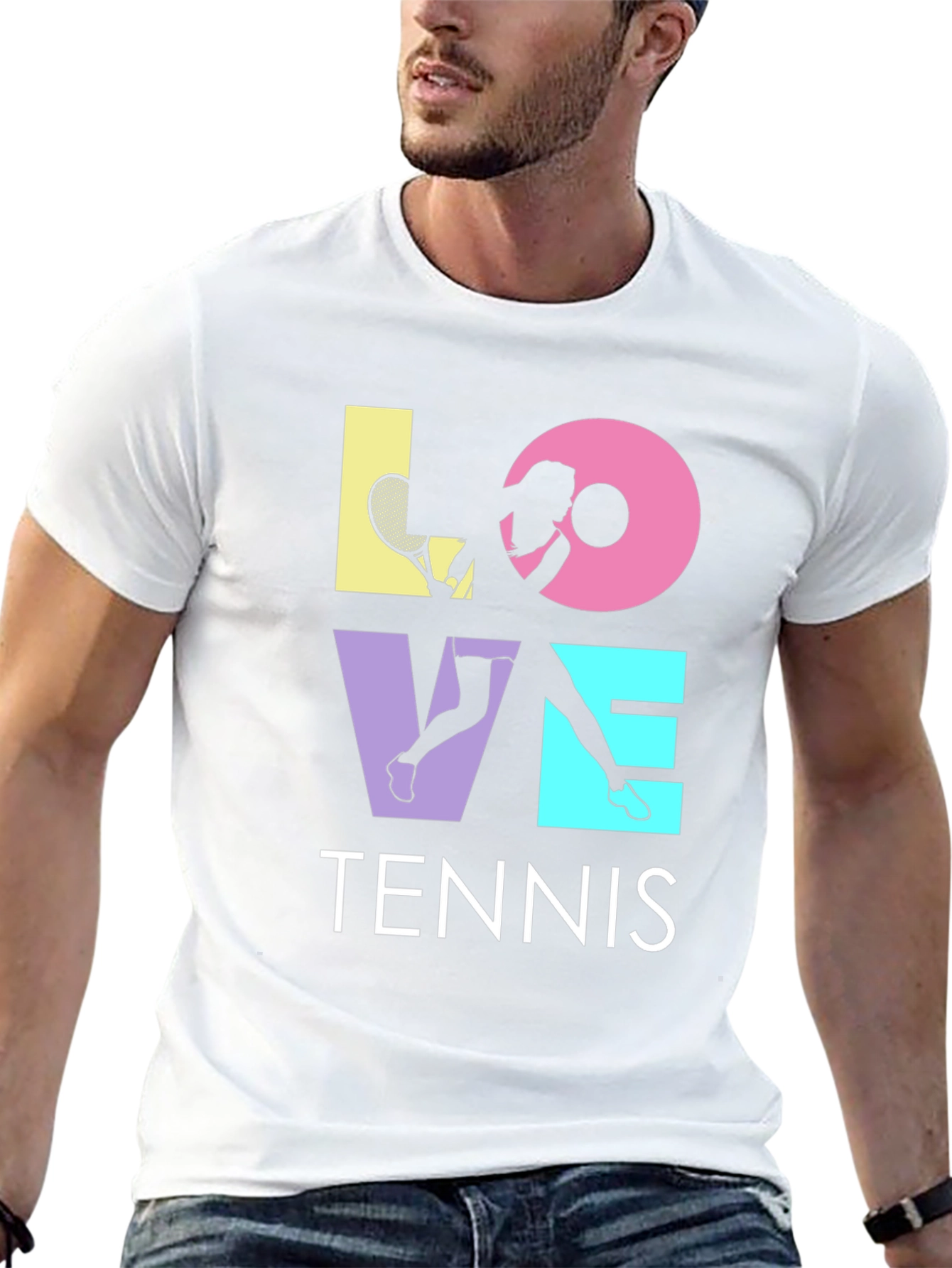 Love Tennis Graphic T-Shirt - Stylish & Comfortable