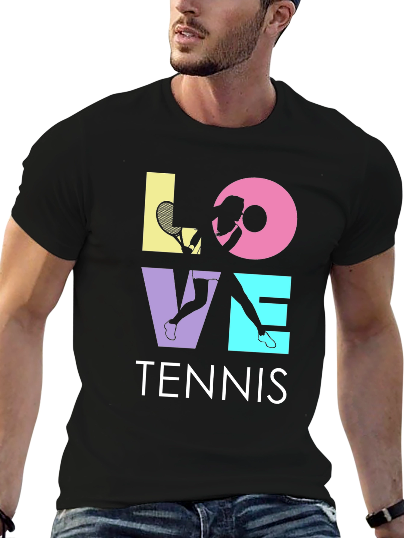 Love Tennis Graphic T-Shirt - Stylish & Comfortable