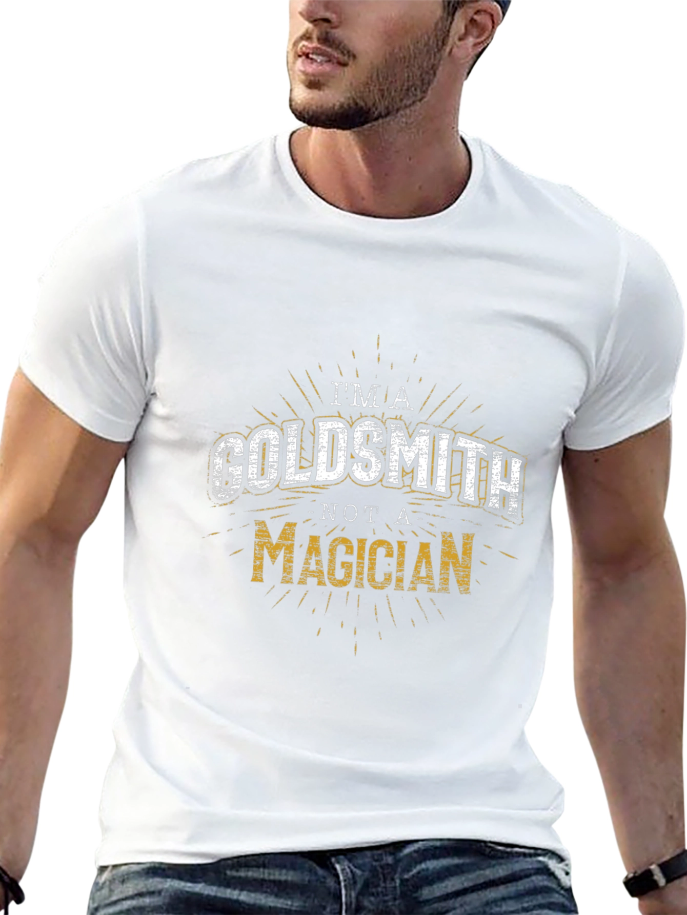 Goldsmith T-Shirt: Not a Magician - Metalworker Tee