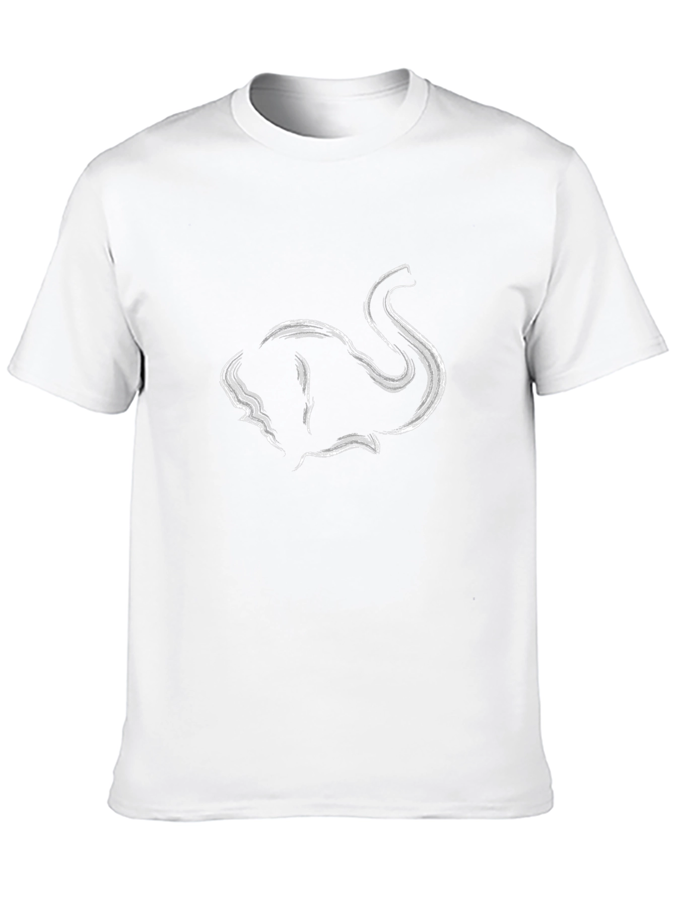 Elephant Sketch Graphic Tee - Stylish Casual Wear