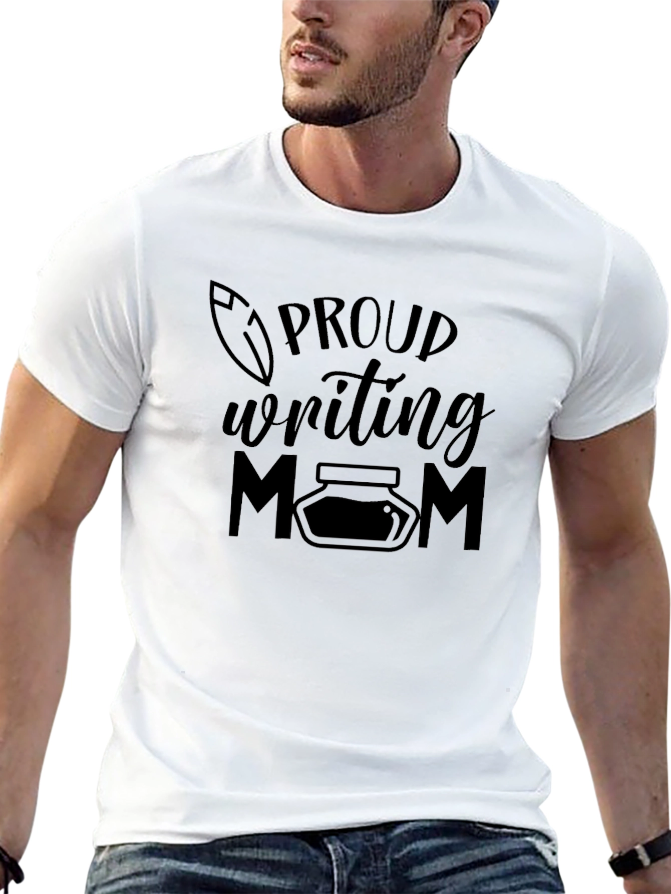 Proud Writing Mom Graphic Tee