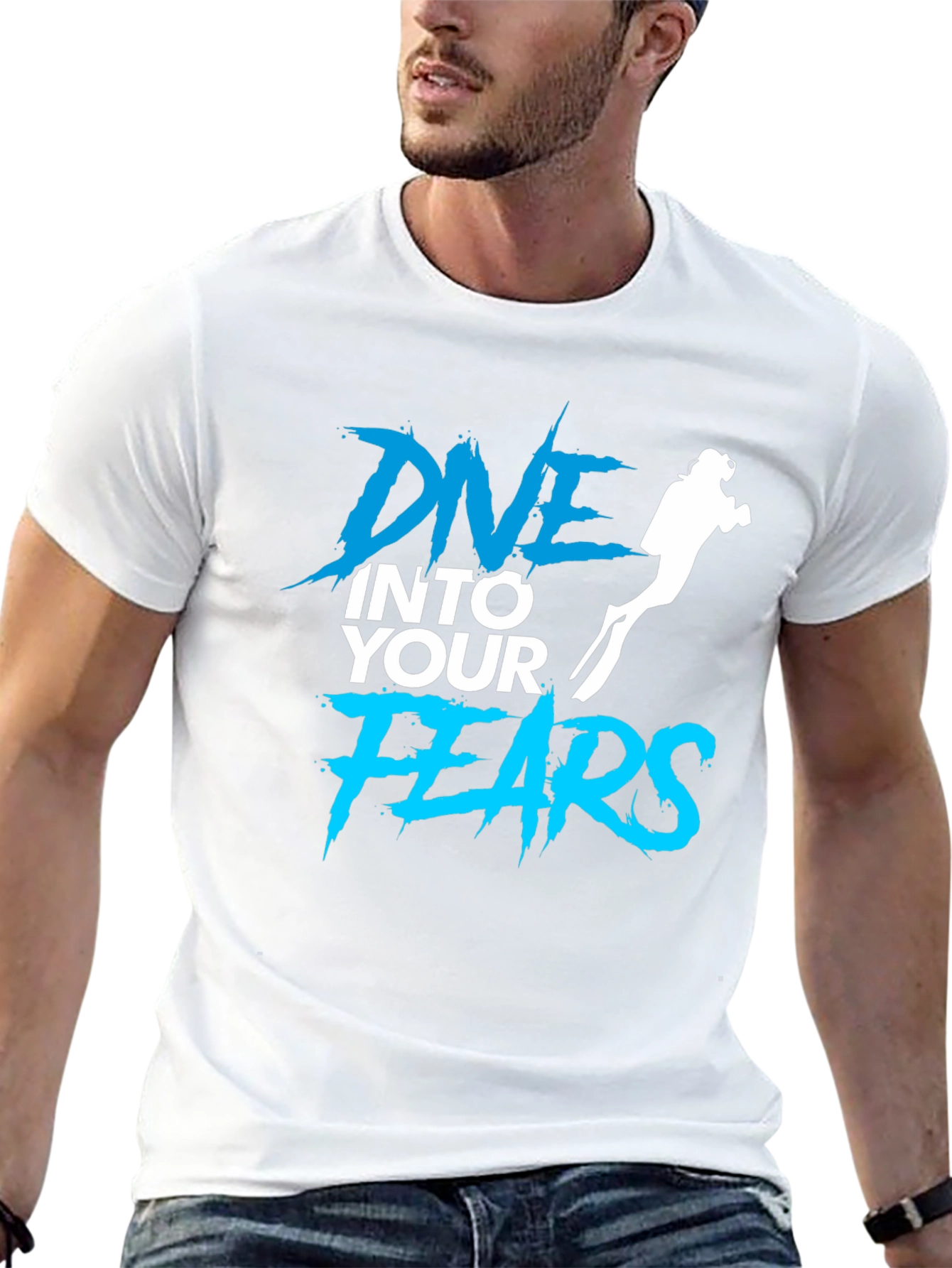 Dive Into Your Fears Graphic Tee