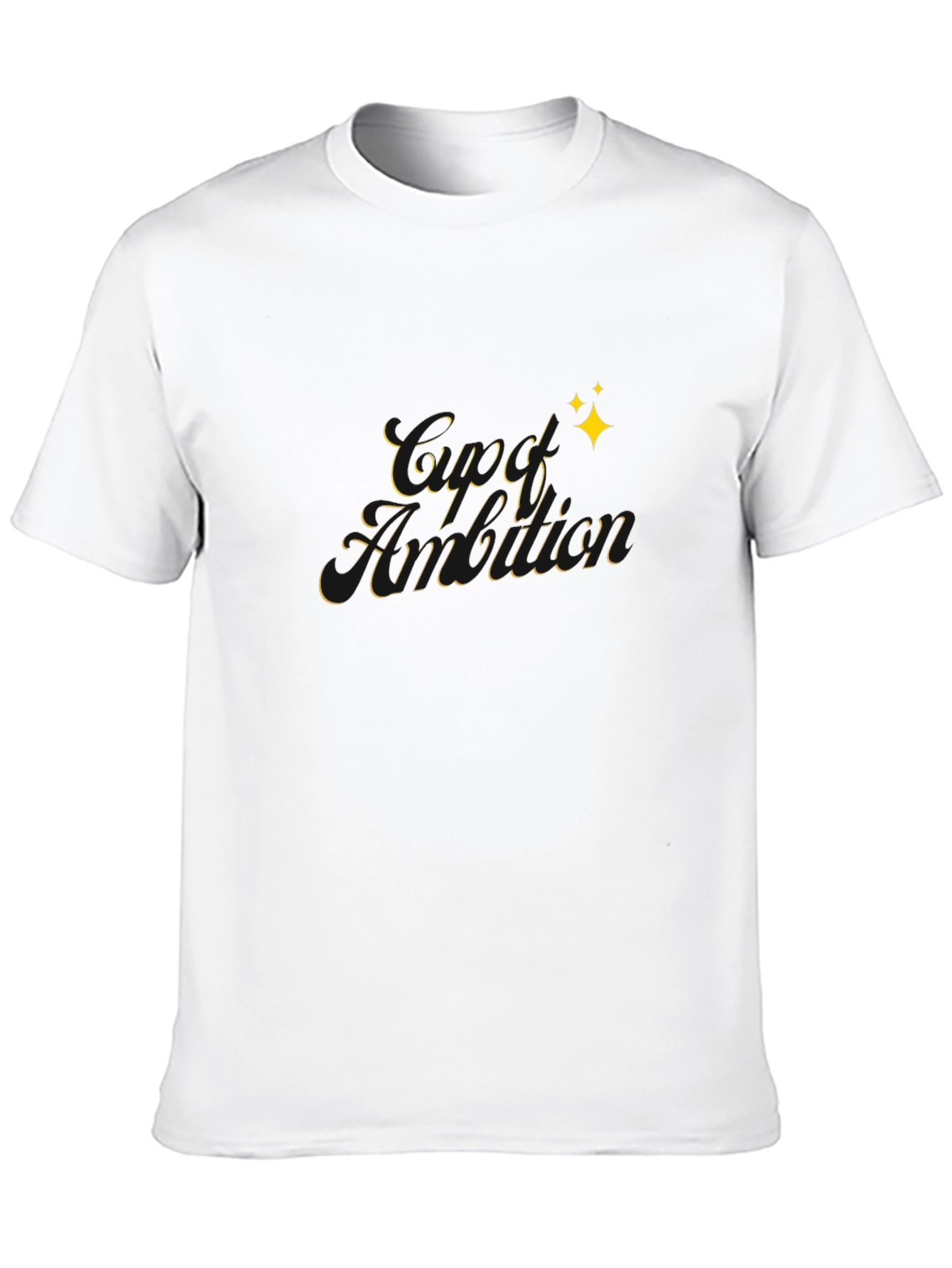 Cup of Ambition Black Graphic Tee