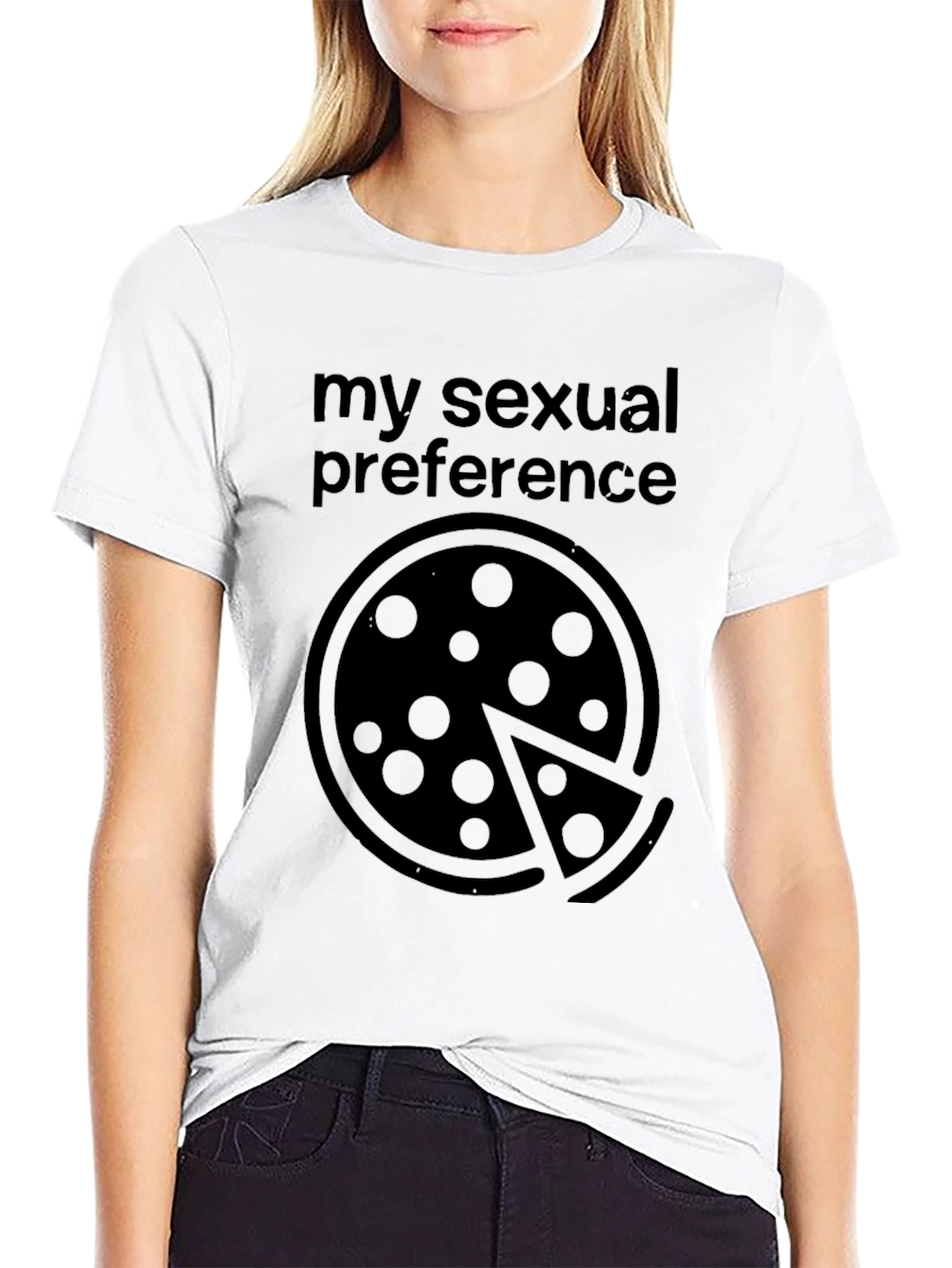Pizza My Sexual Preference Graphic T-Shirt