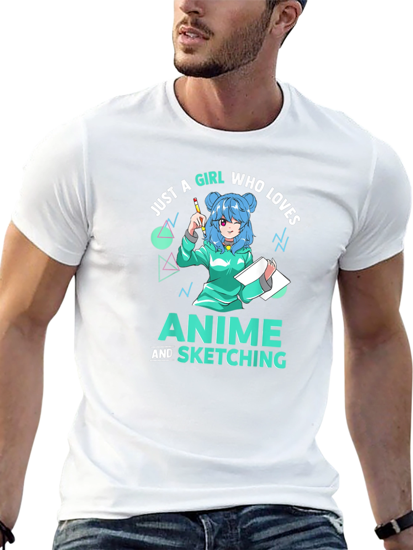 Anime & Sketching Girl T-Shirt