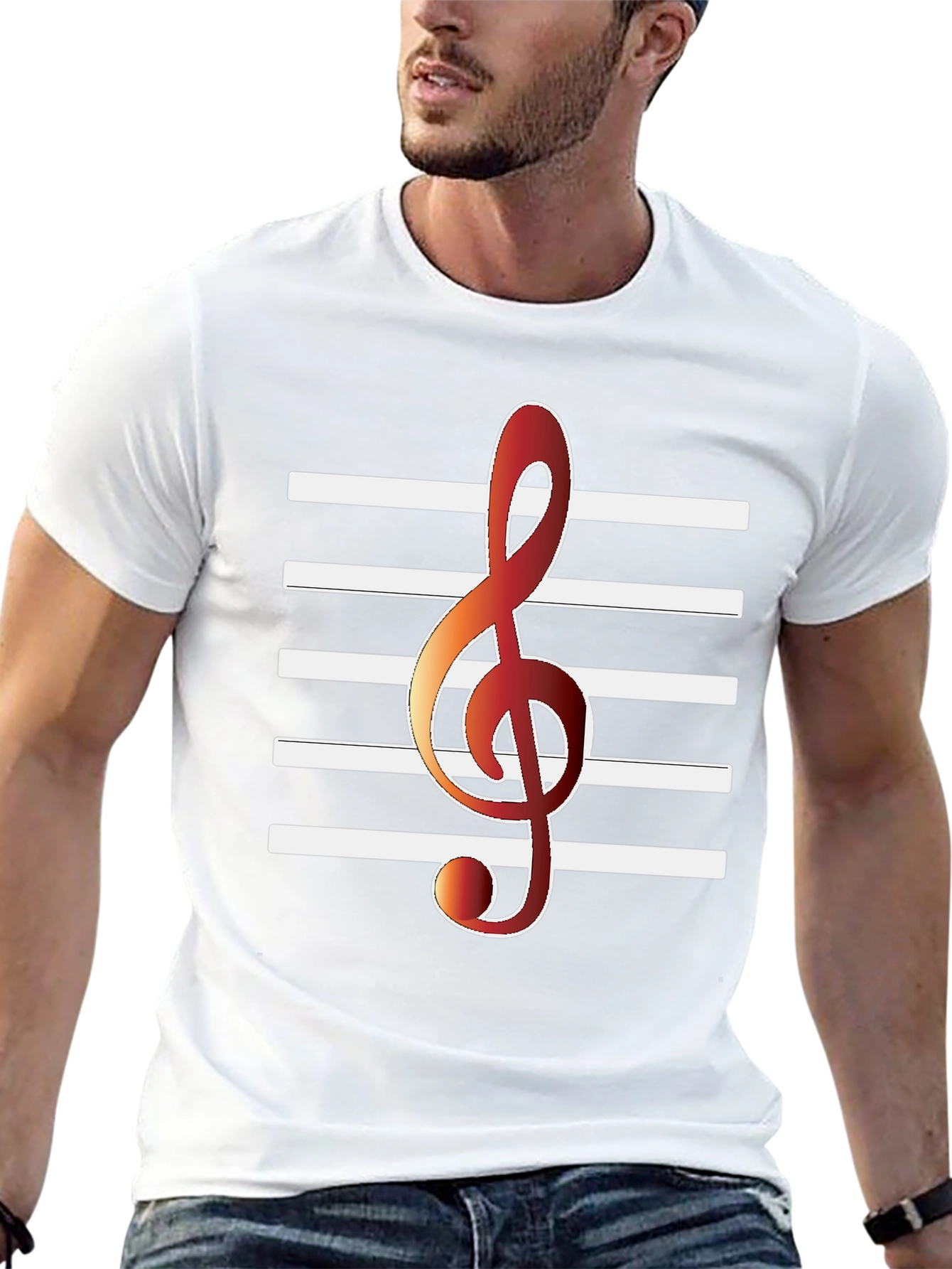 Musical Treble Clef T-Shirt