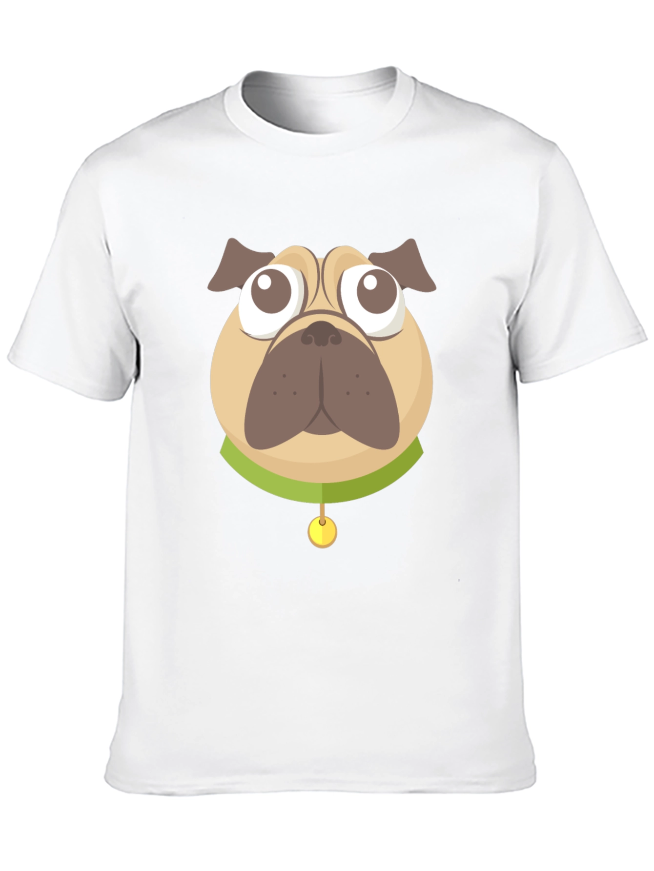 Pug Graphic Black T-Shirt