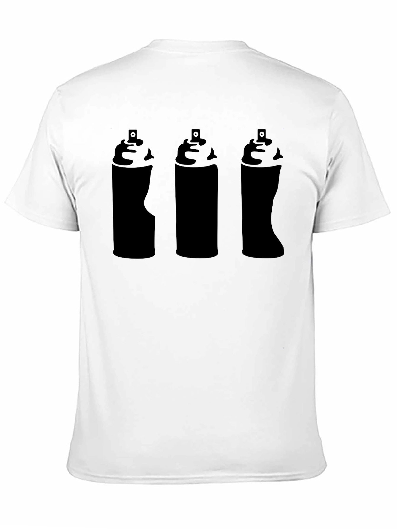 Spray Paint Can T-Shirt - Black