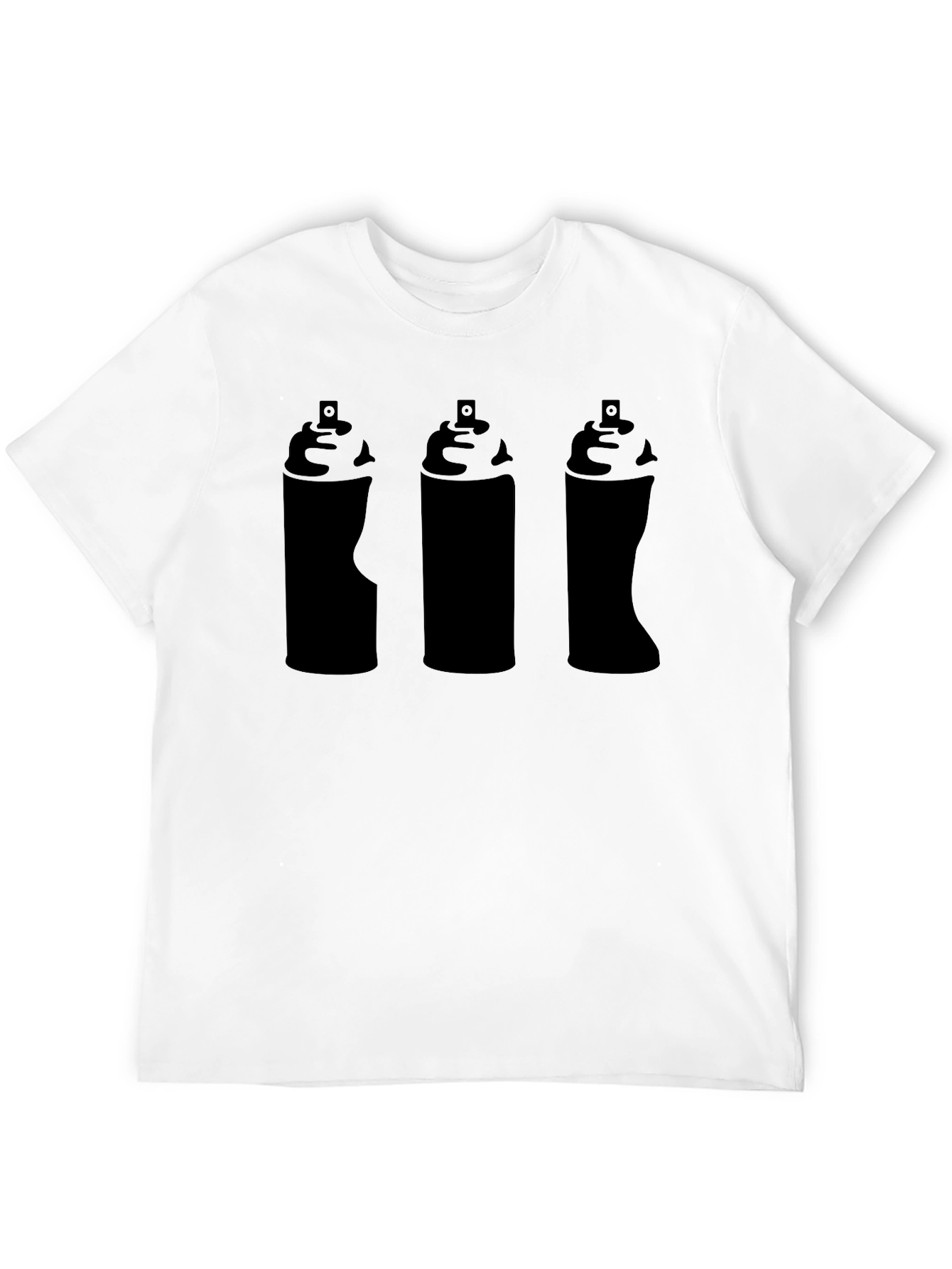 Spray Paint Can T-Shirt - Black